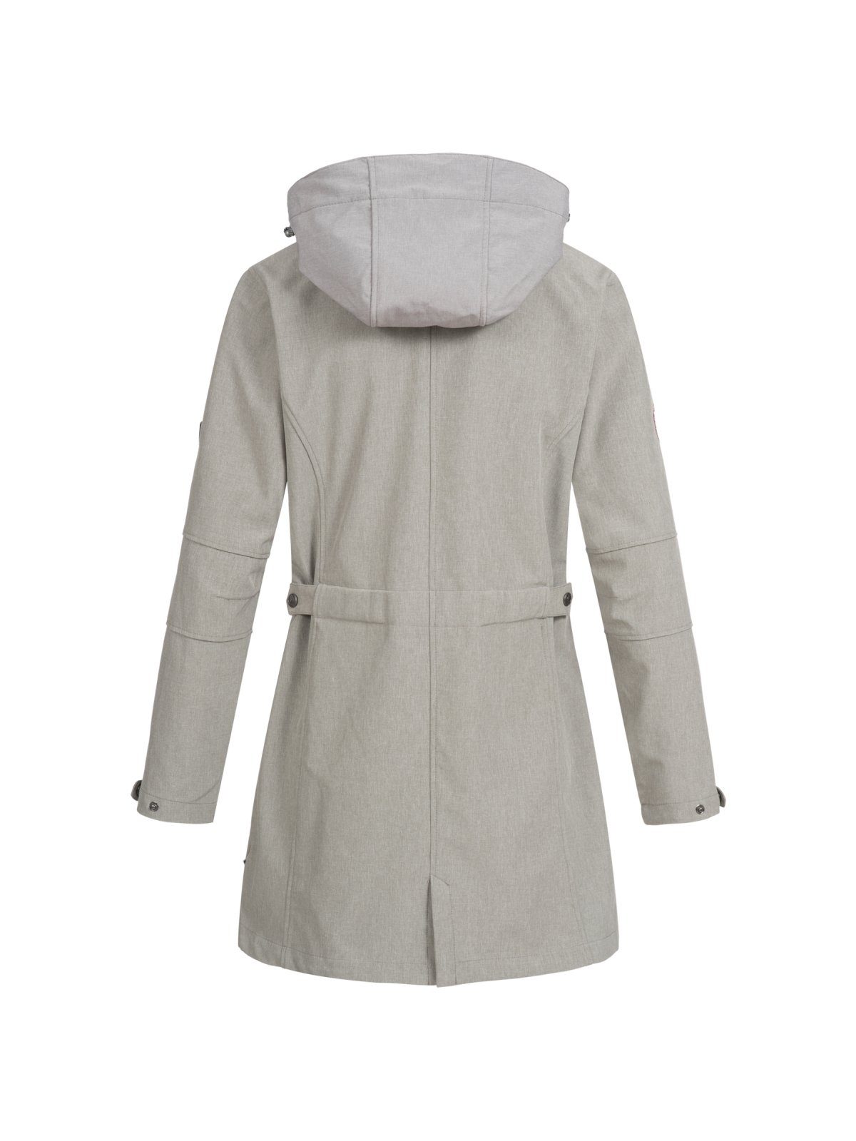 DEPROC Active Softshellmantel GLACE SILVER LONG WOMEN auch in Großen Größen erhältlich