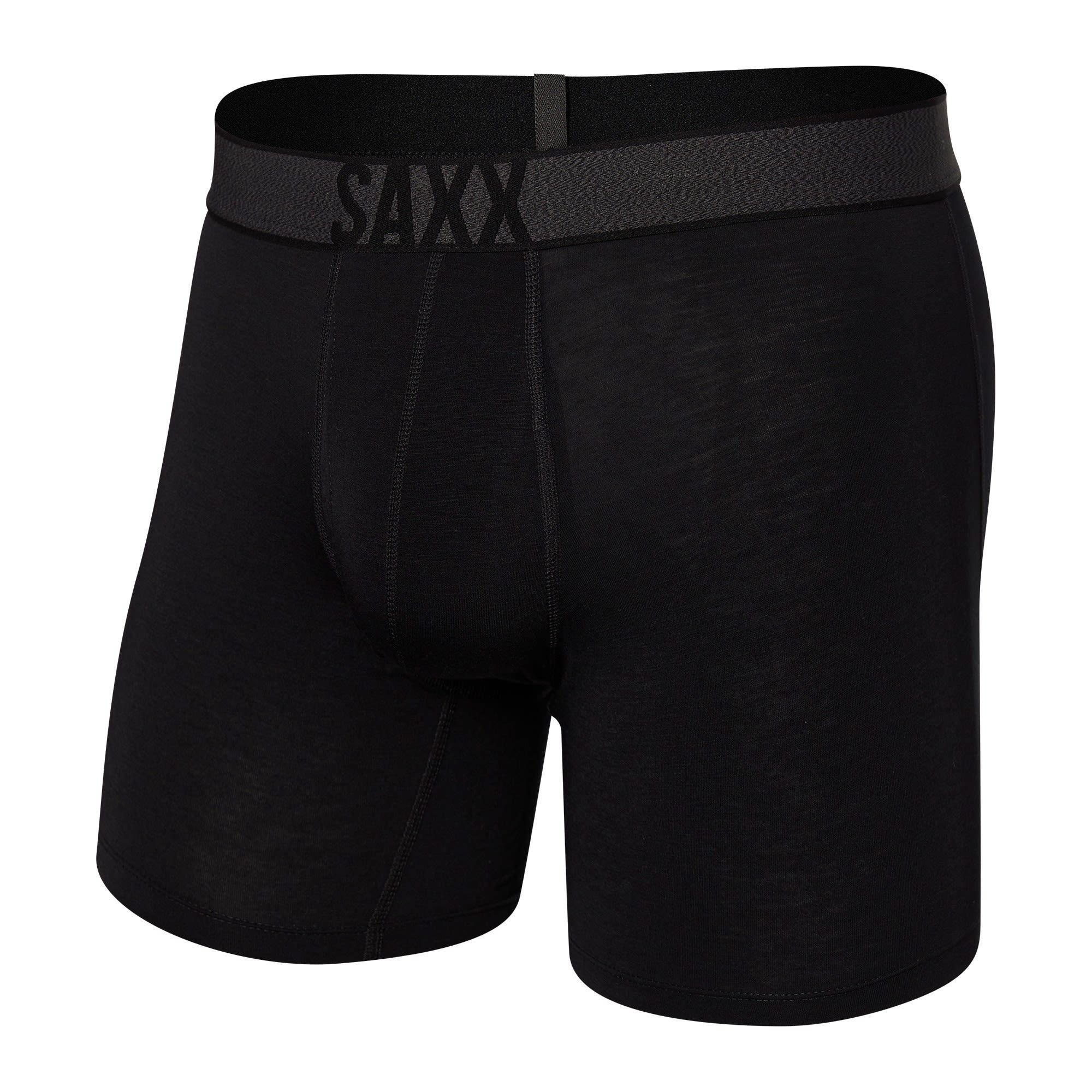 SAXX Lange Unterhose Saxx M Roast Master Boxer Brief Herren Kurze Black