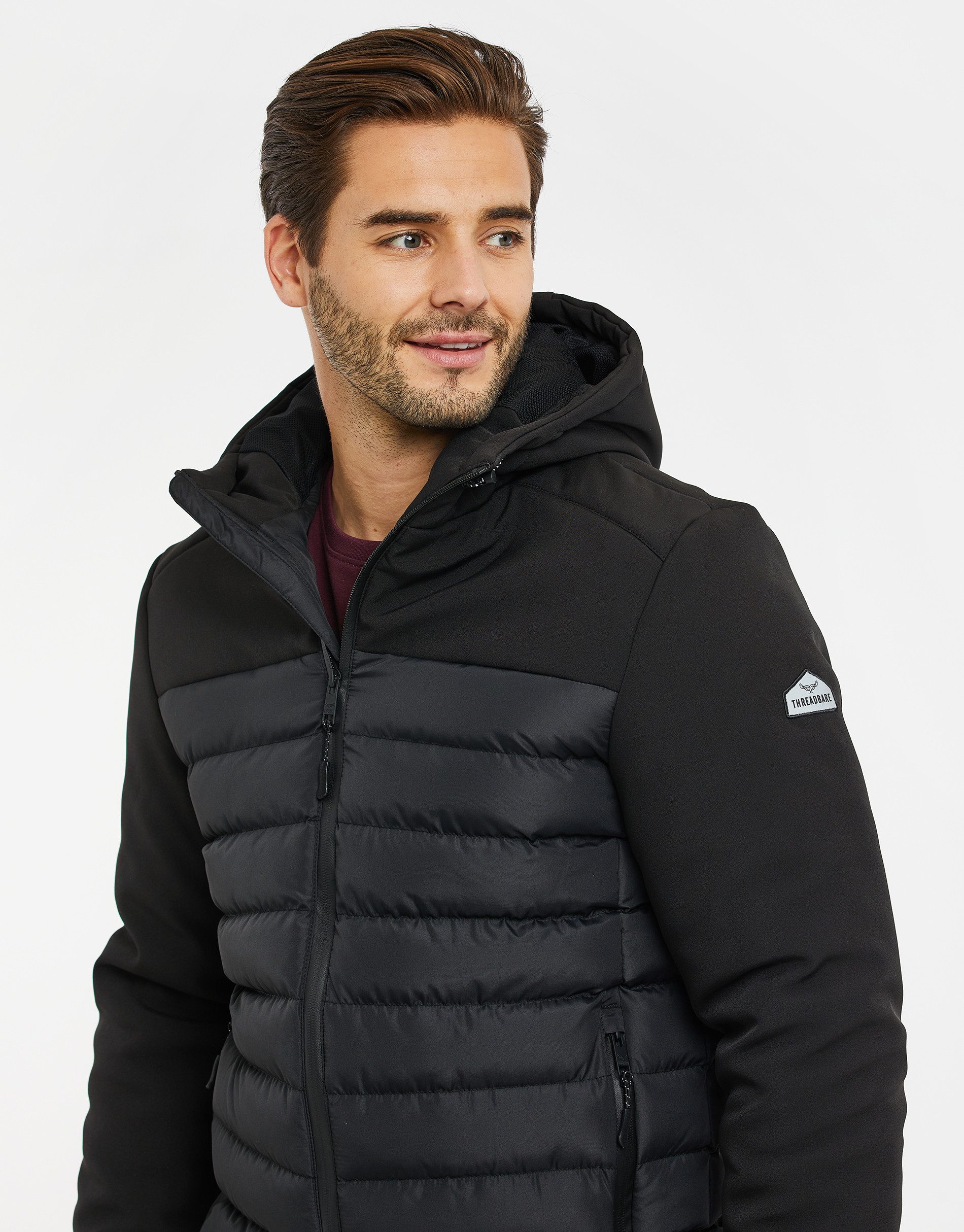 Threadbare Steppjacke THB Jacket Cossack (1-St) mit kuscheliger Kapuze