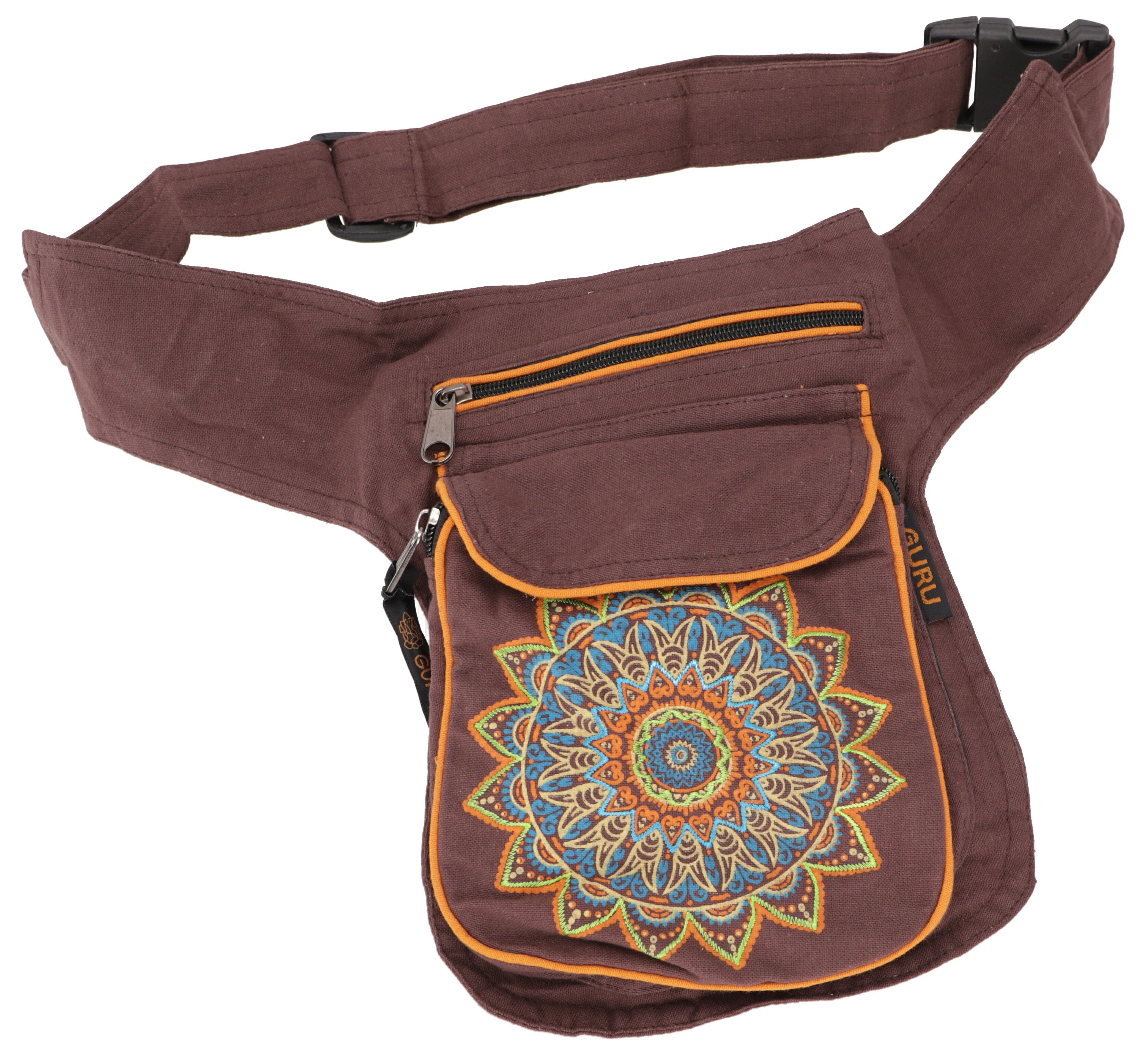 Guru-Shop Gürteltasche Stoff Sidebag & Hüfttasche Mandala, Goa..