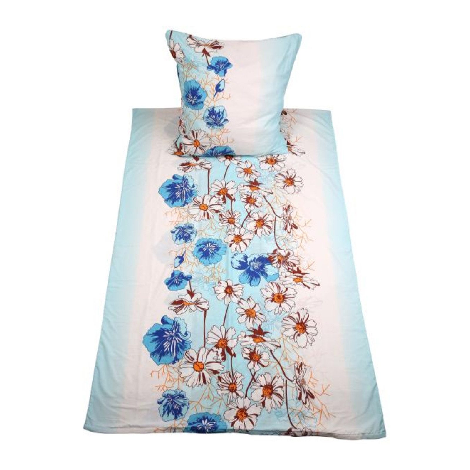 HTI-Living Bettwäsche Bettwäsche 2-teiliges Set 135 x 200 Gänseblümchen, Polyester, 1 teilig