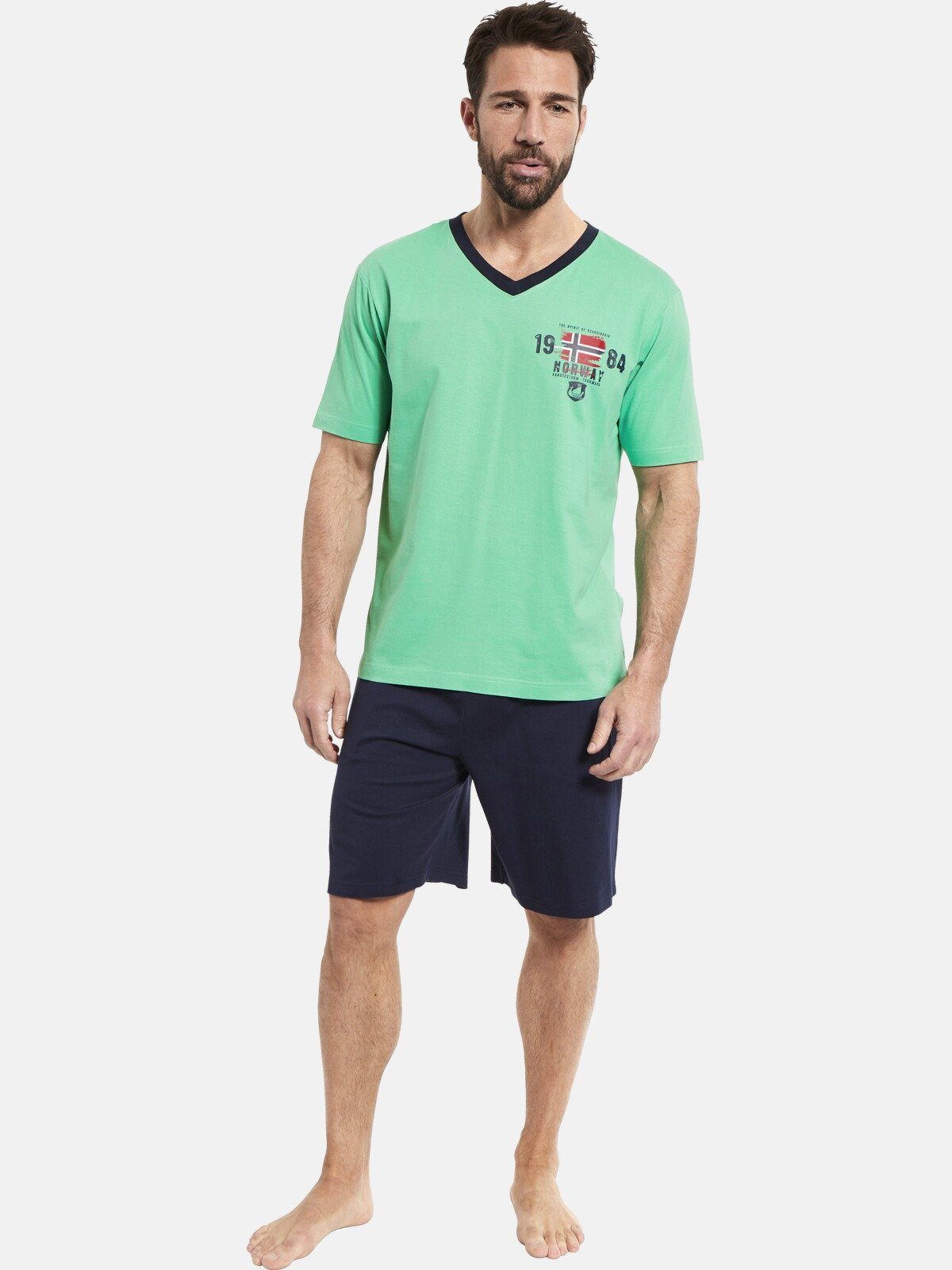 Jan Vanderstorm Shorty EDIN (Set, 2 tlg) mit bequemen Elastikbund