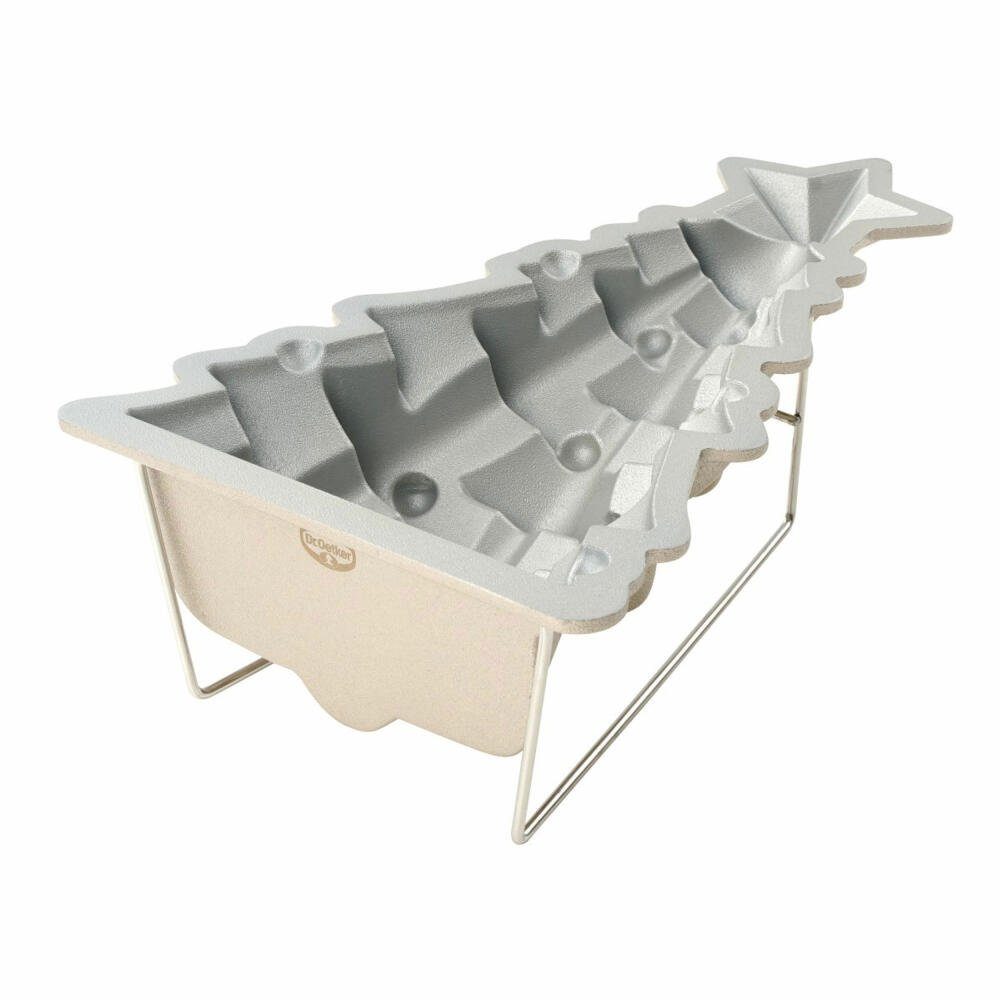 Dr. Oetker Küchenhelfer Backform Motivbackform Tannenbaum - White Christmas Baking