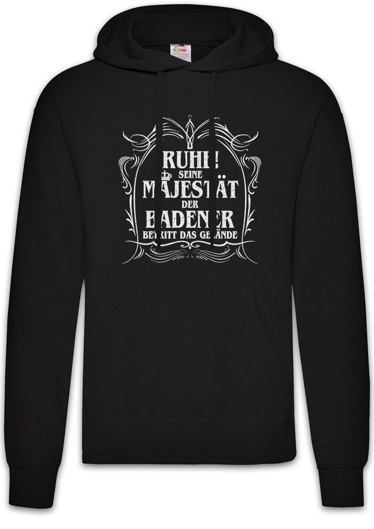 Urban Backwoods Hoodie Seine Majestät Der Badener Herren Hoodie Baden Württemberg Karlsruhe (1-tlg) Spaß Fun Lustig Geschenk