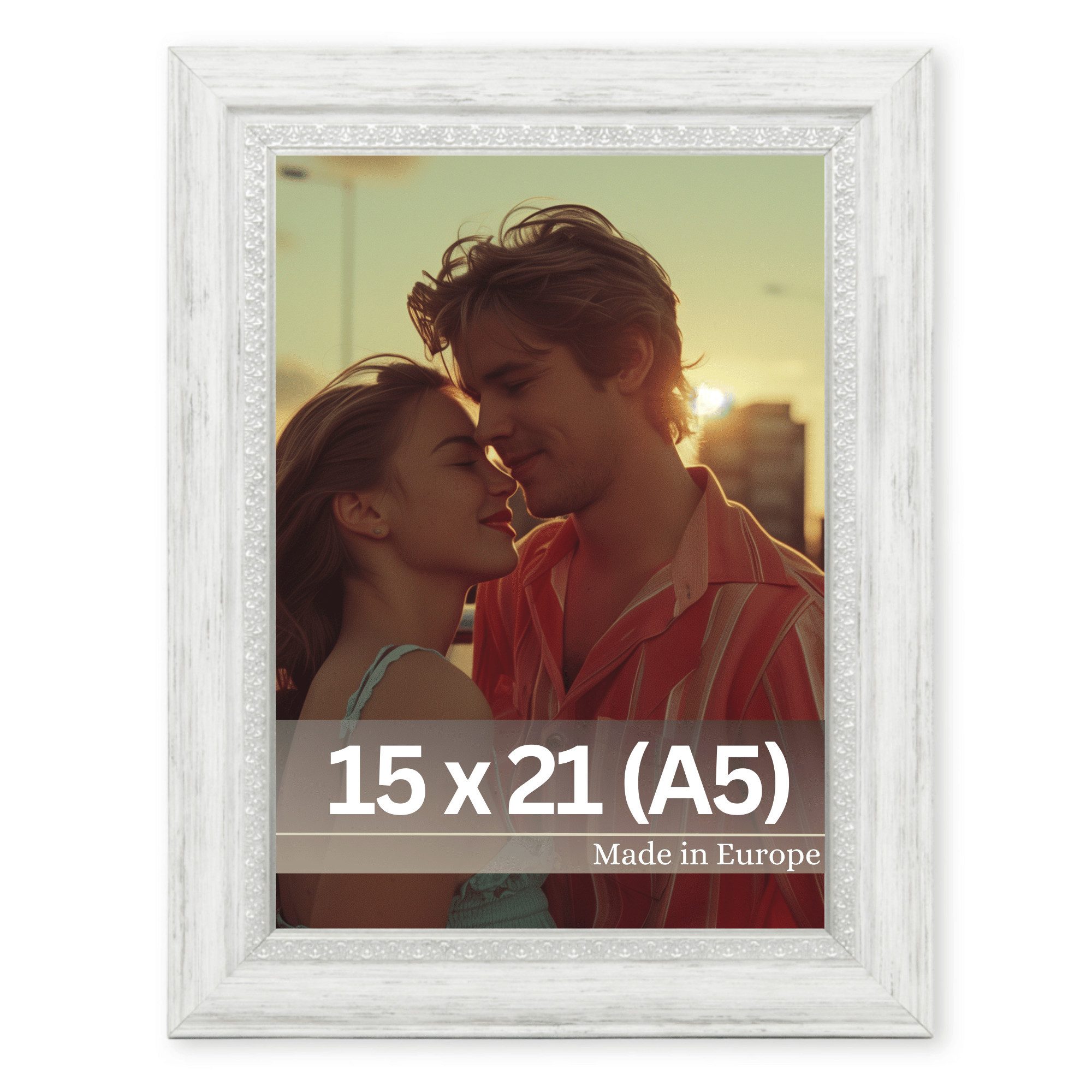 Victor (Zenith) Bilderrahmen Boho, Bilderrahmen Weiß 15x20 cm (A5), Bilderr günstig online kaufen