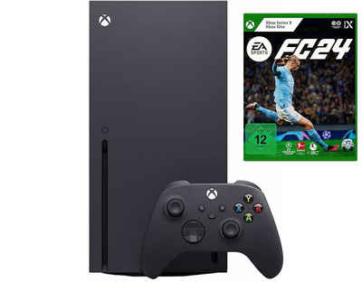 Microsoft Xbox Series X Konsole 1TB inkl. Controller + FC 24 Spiel 1TB (Bundle, Set)