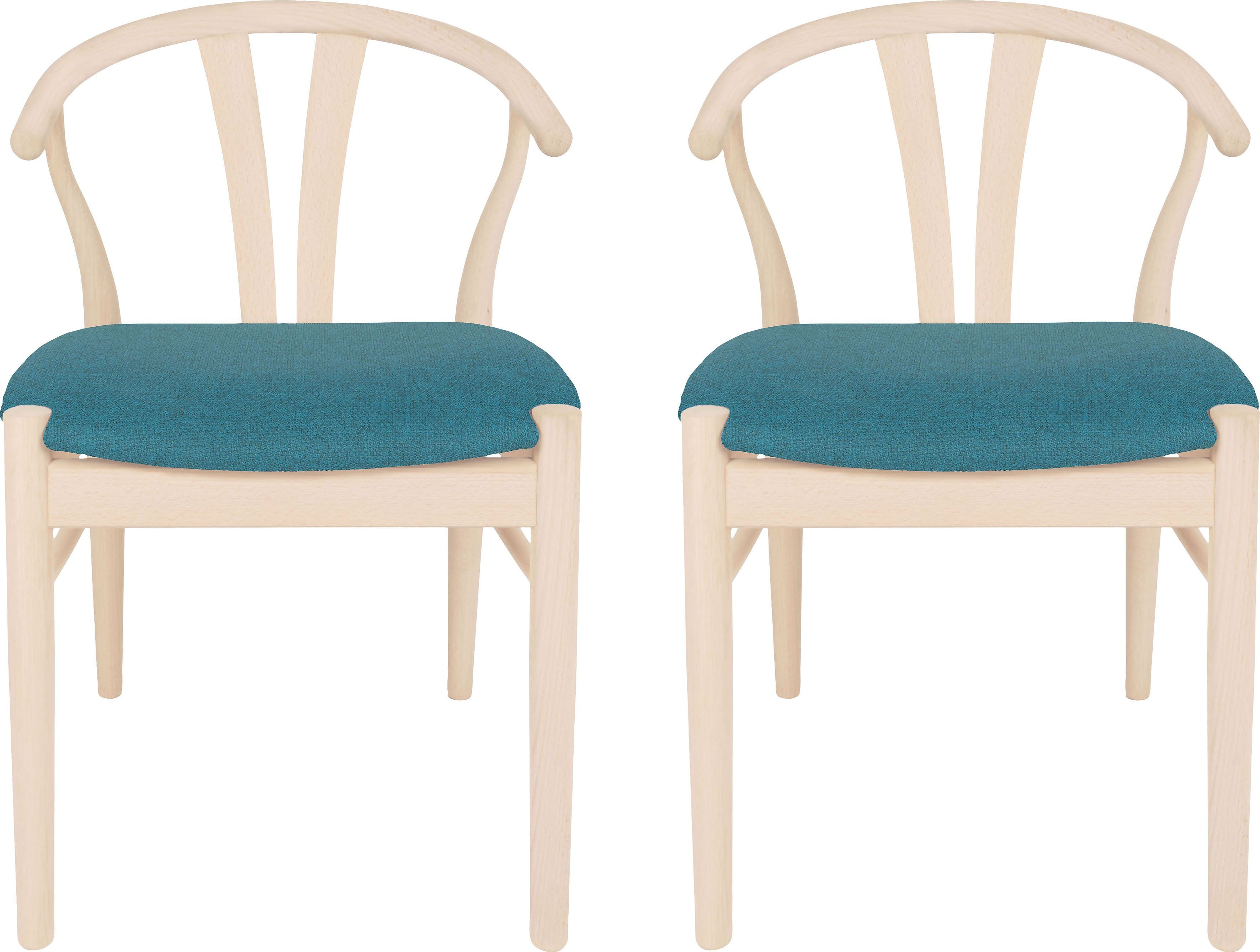 Hammel Furniture Holzstuhl Findahl by Hammel Frida (Set, 2 St), Massivholz, gepolsterte Sitzfläche, versch. Farbvarianten