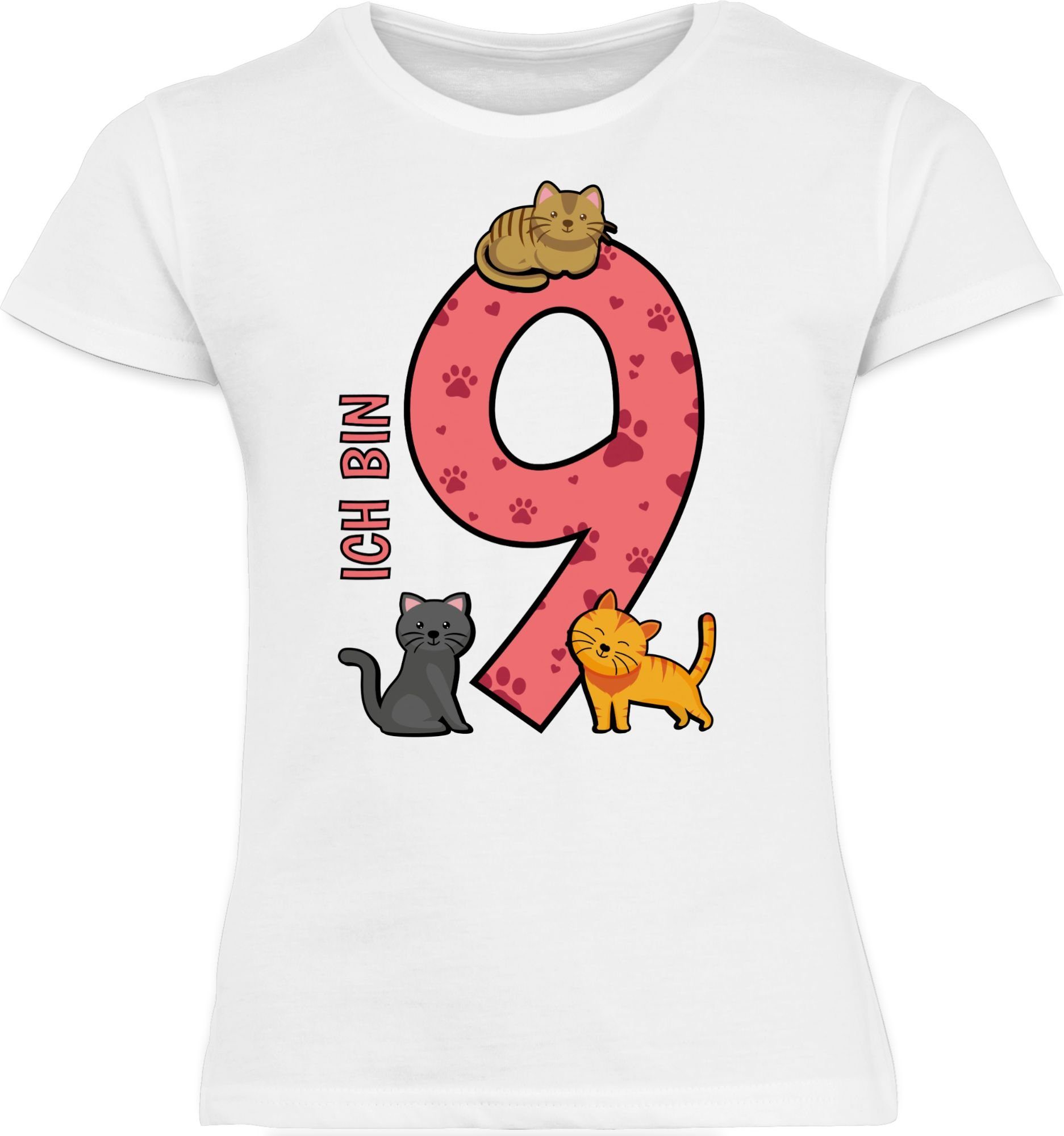 T-Shirt Katzen Neunter
