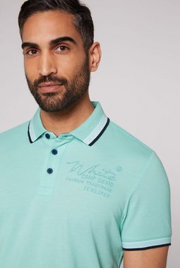 CAMP DAVID Poloshirt mit Stickerei