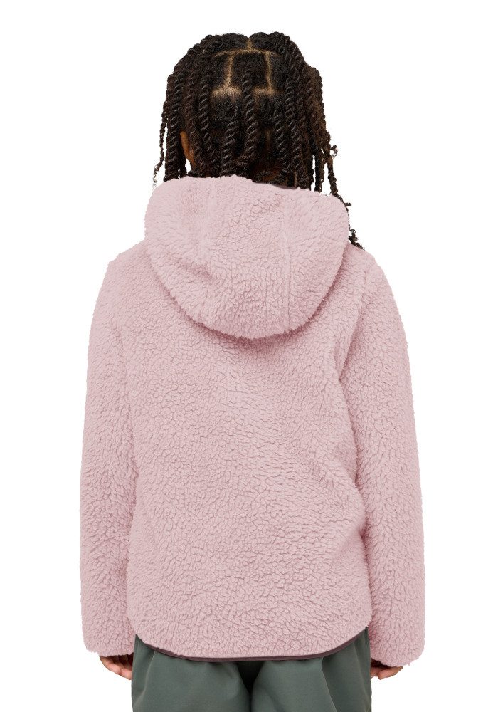 Jack Wolfskin Fleecejacke ICE CURL HOOD JACKET K mit Kapuze, aus Polyester-Fleece, in normaler Schnittform