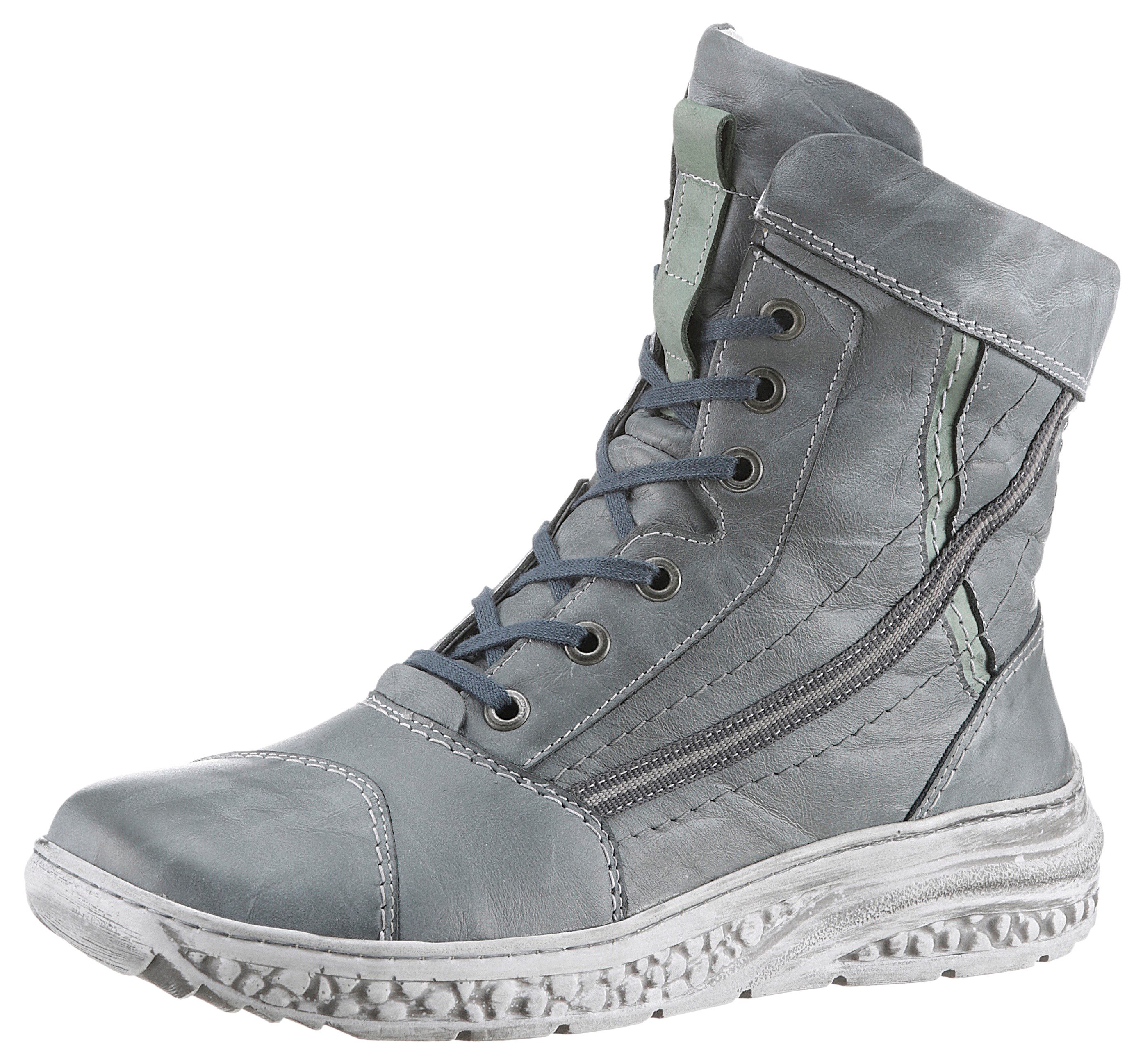 KRISBUT Schuhweite: sehr weit Winterboots Schnürboots, Stiefel, Komfortschuh mit Reißverschluss