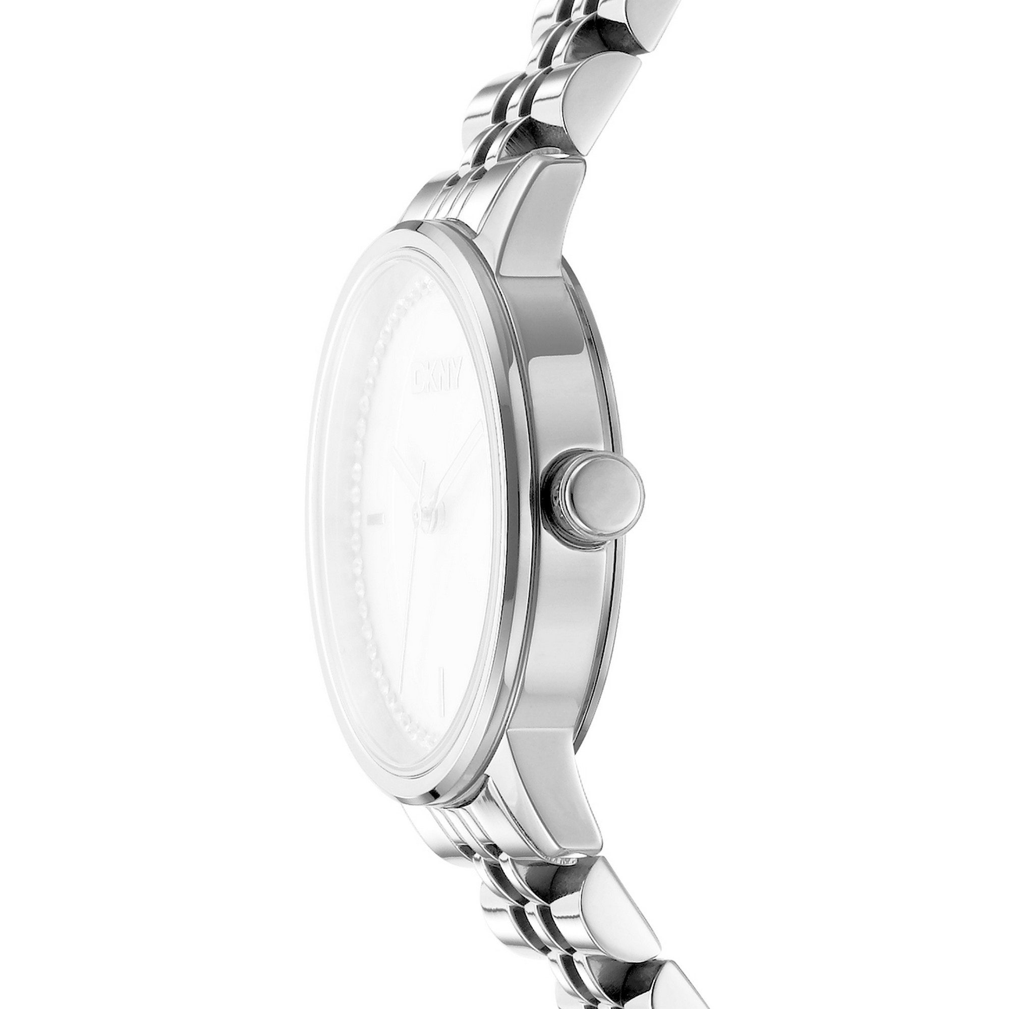 DKNY Quarzuhr Everyday DK1L086M0045, Armbanduhr, Damenuhr, Edelstahlarmband, analog