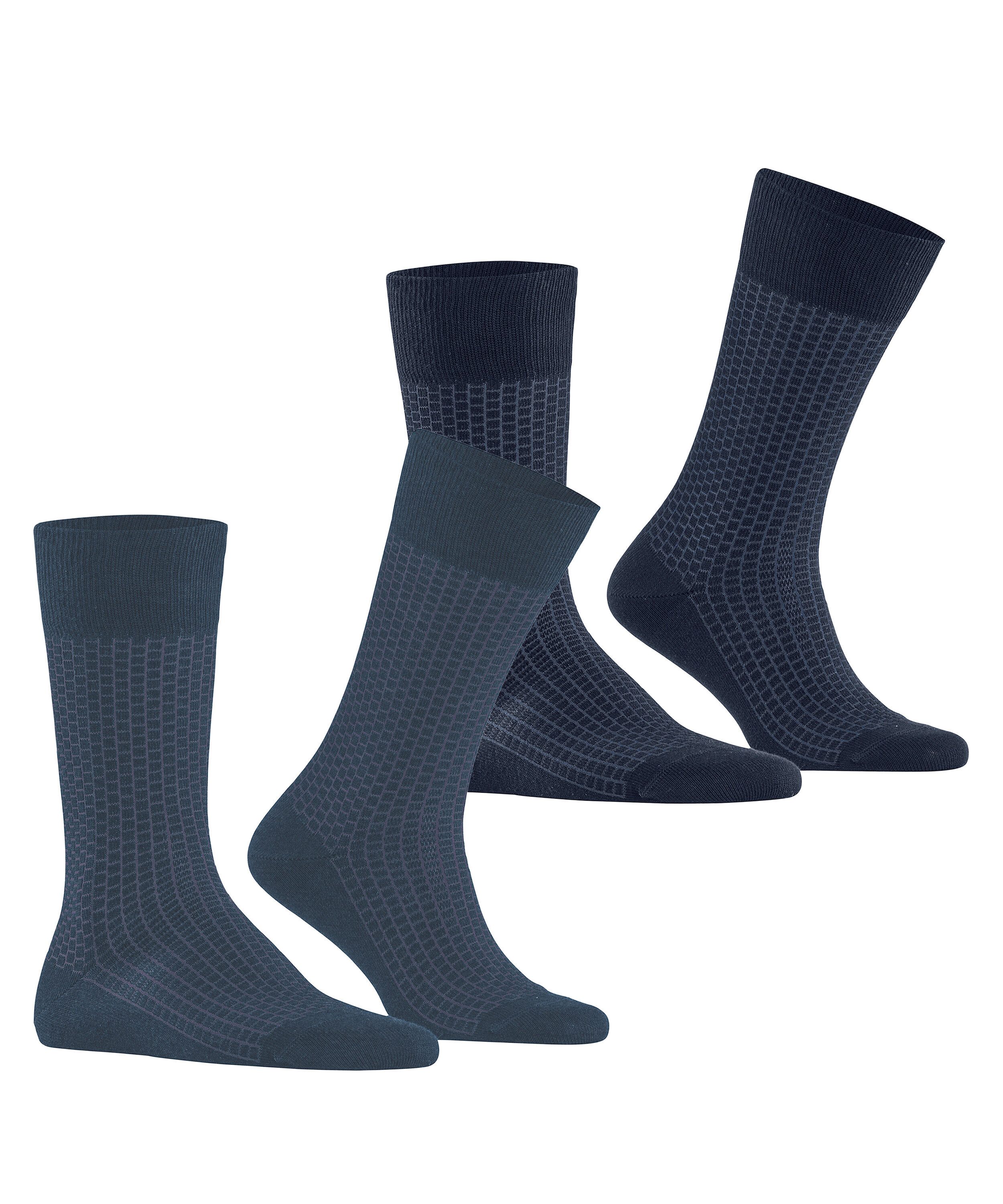 Esprit Socken Esprit Illusional Grid 2-Pack Herren (2-Paar)