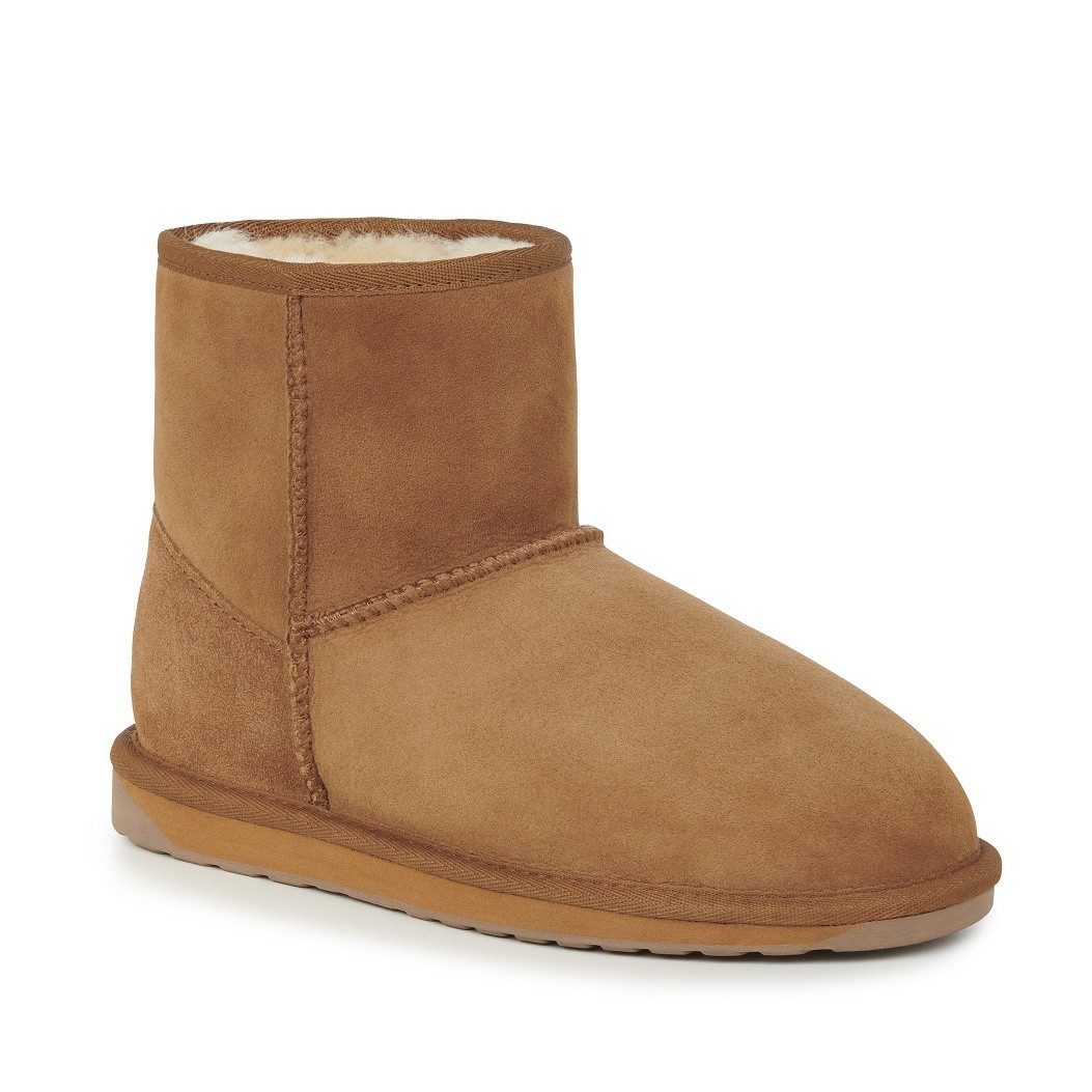Emu Australia Stinger Mini (weiches doppelseitiges Lammfell) kastanienbraun Damen Winterstiefel