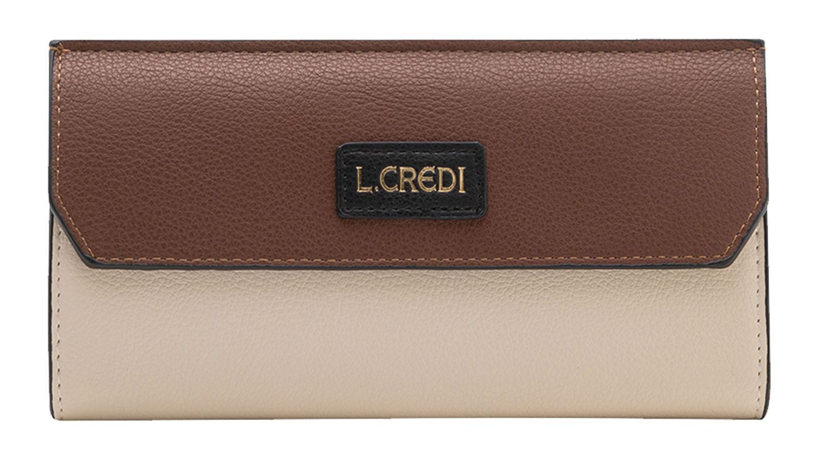 L. CREDI Geldbörse Flap Wallet, mit günstig online kaufen