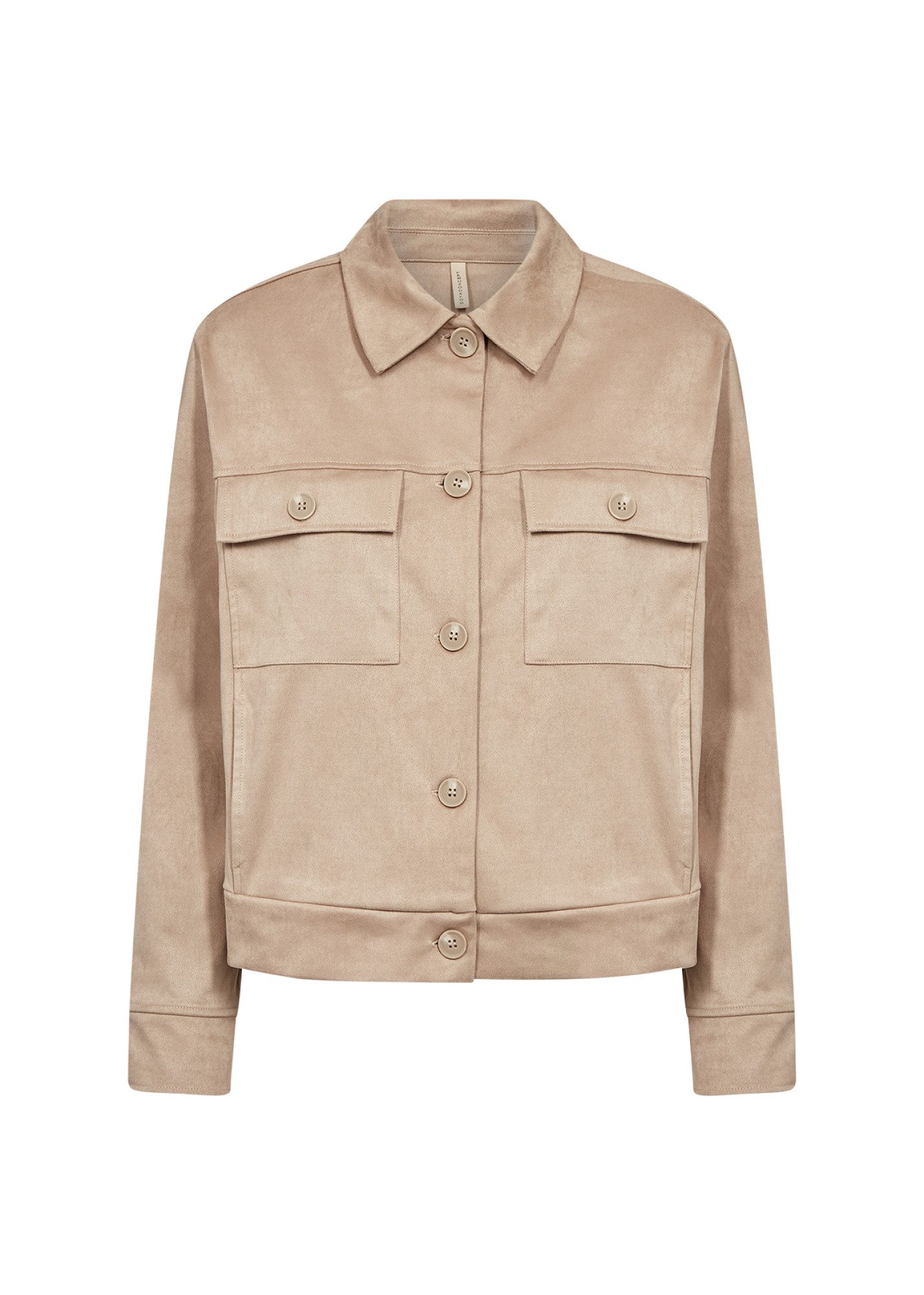 soyaconcept Kurzjacke SC-HUDDA 1 Materialmix mit Stretch