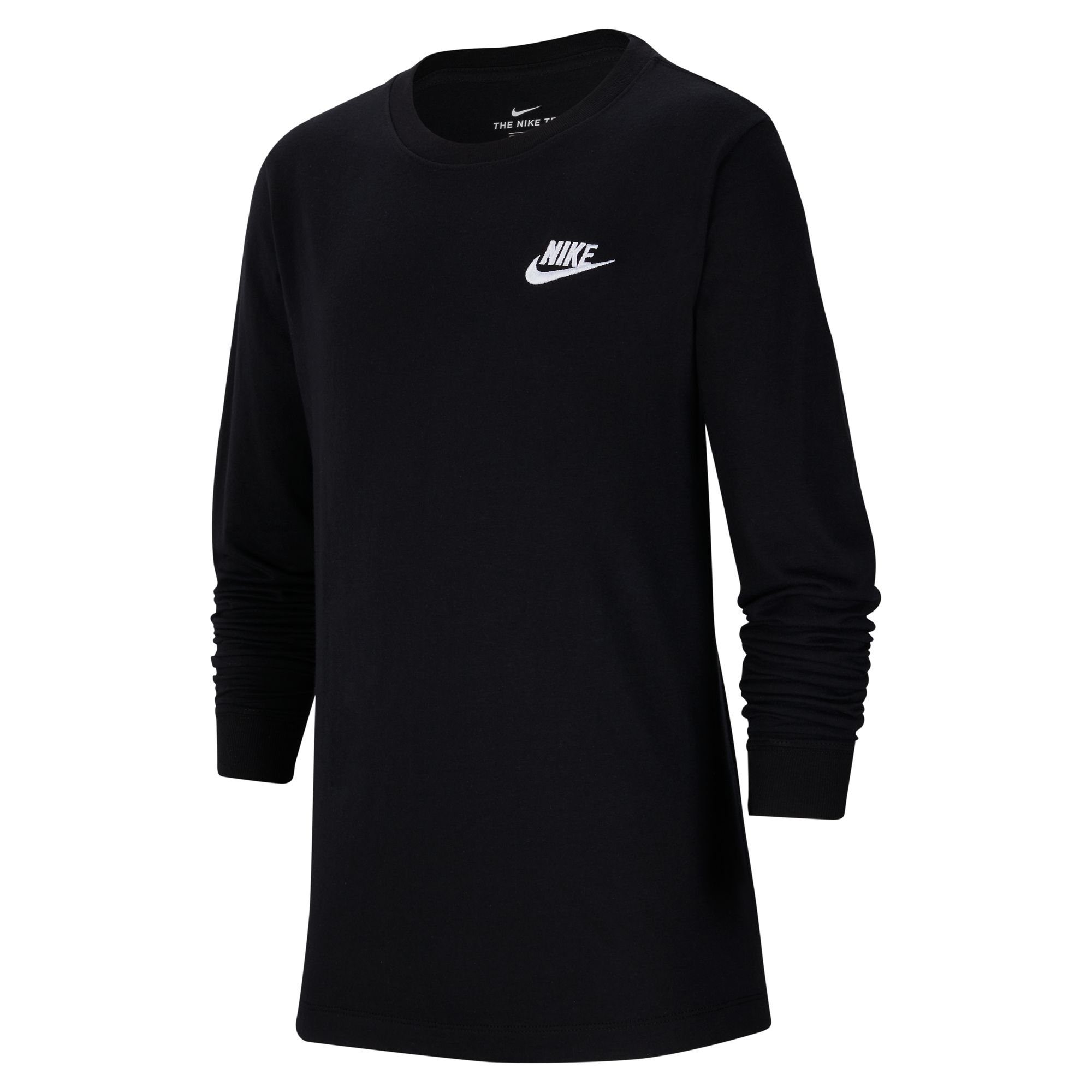 Langarmshirt Sportswear KIDS' schwarz (BOYS) LONG-SLEEVE T-SHIRT BIG Nike