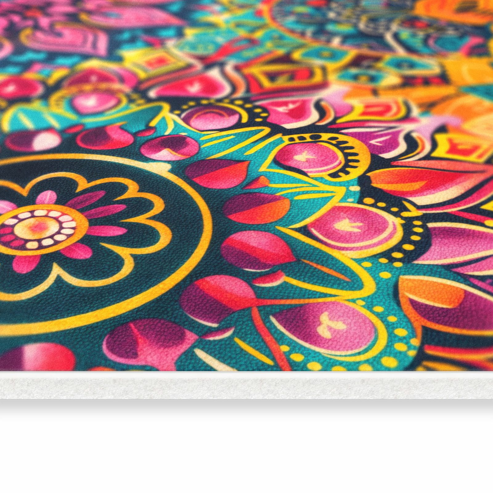 Primedeco Küchenläufer Küchenteppich Bunte Mandalas, Rechteckig, Höhe: 3 mm, rutschfest, waschbar & pflegeleicht – Bild 4 von 5