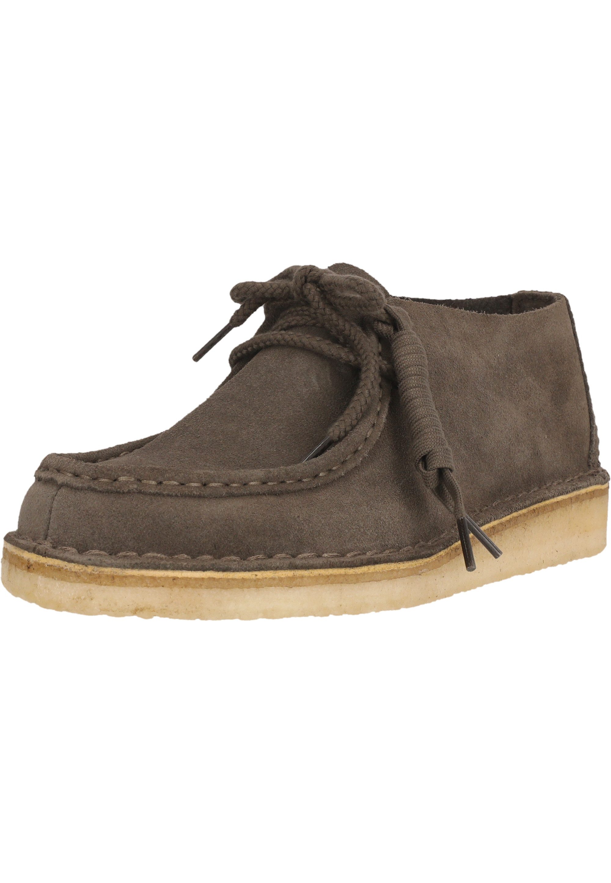 Clarks Desert Nomad Schnürschuh mit raffinierten handgenähten Details