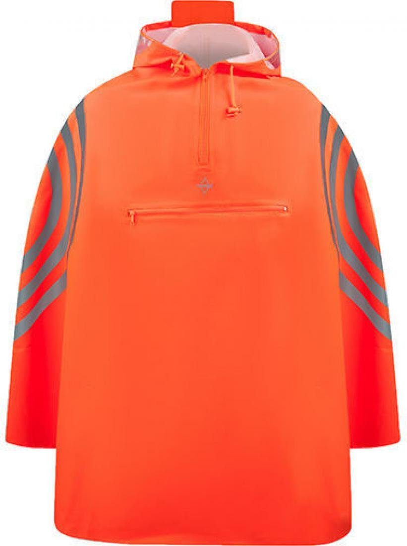 korntex Outdoorjacke Rain Poncho Rotterdam reflective Streifen