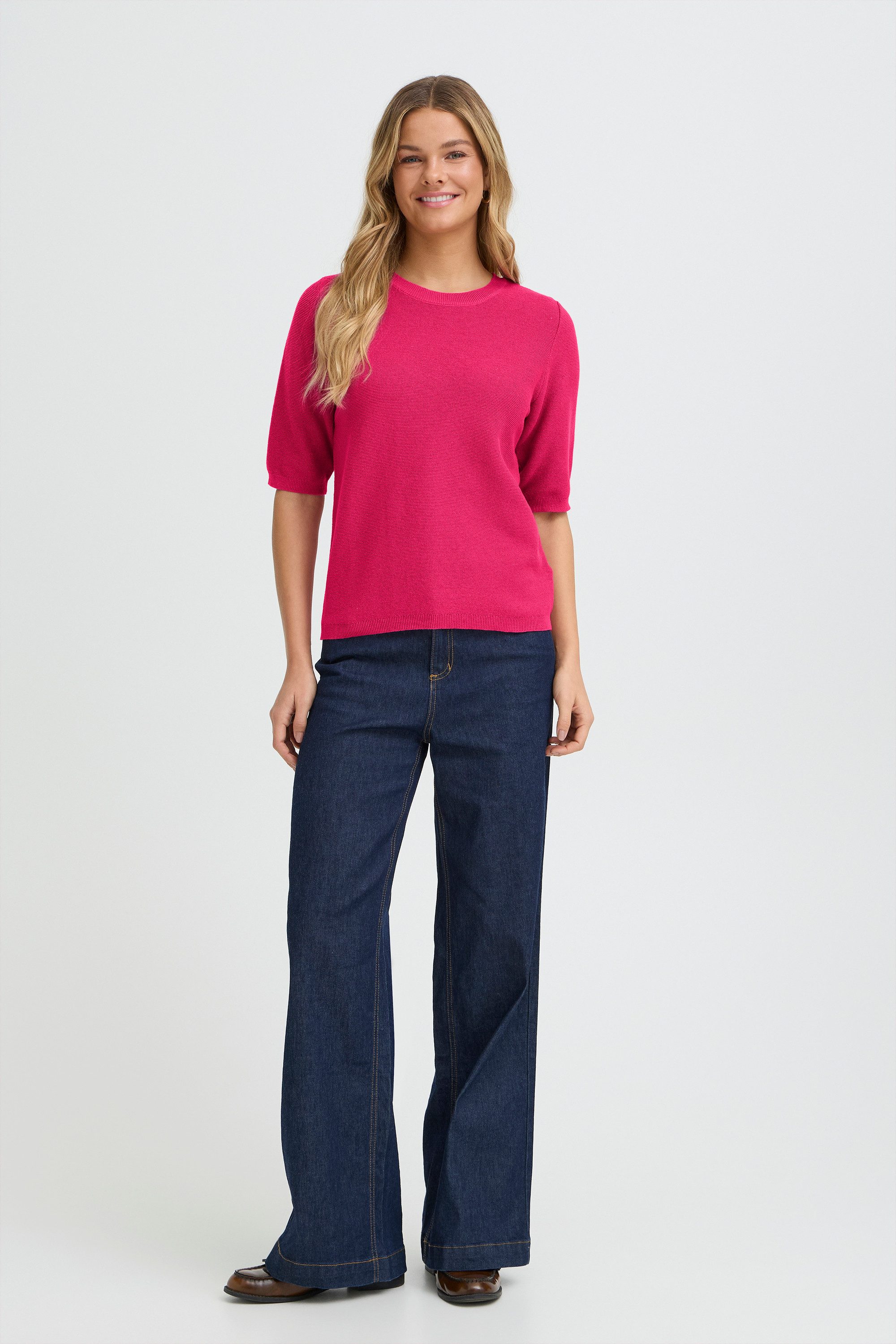 fransa Strickpullover Halblange Ärmel FRSINJA