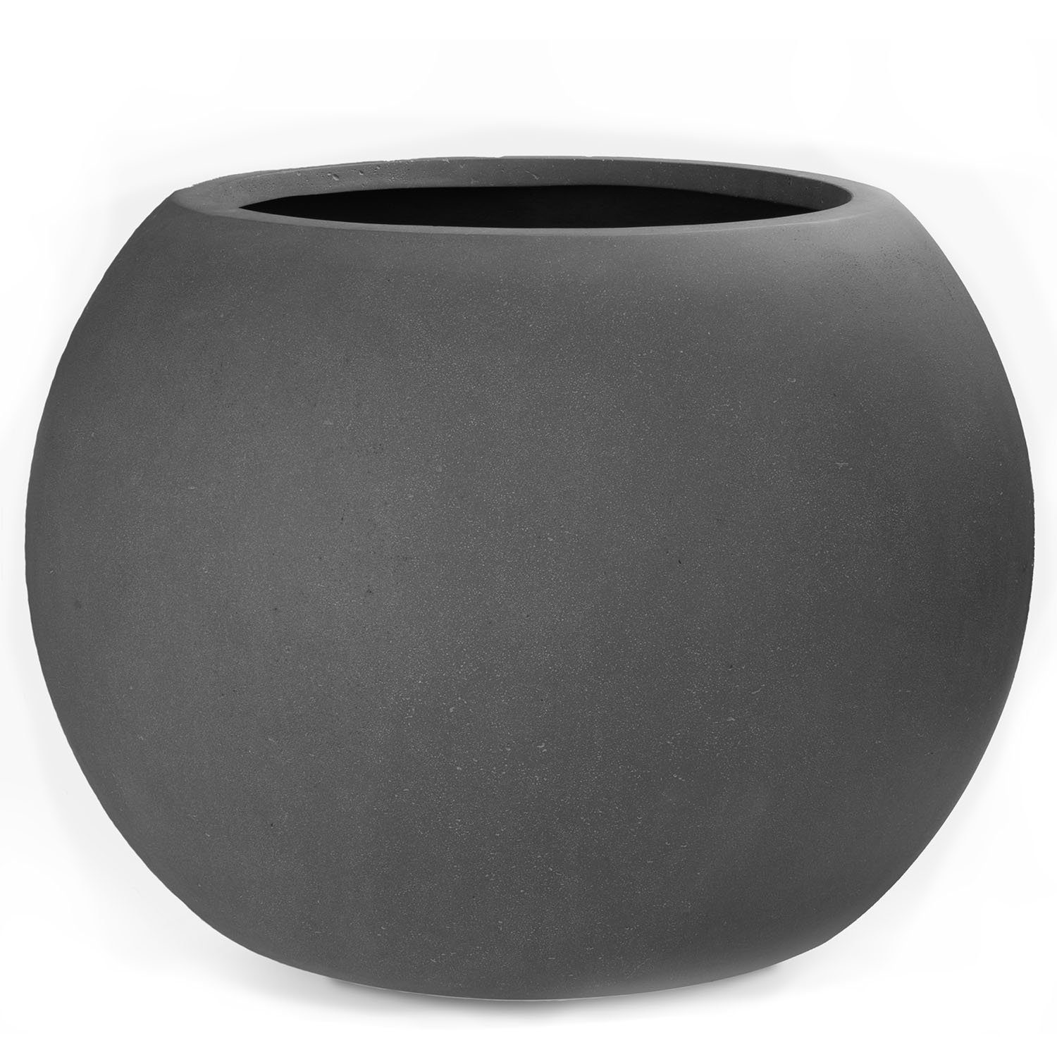 fleur ami Pflanzkübel Polystone Pflanzgefäß Globe, Ø 80 cm, Höhe 57 cm, grau