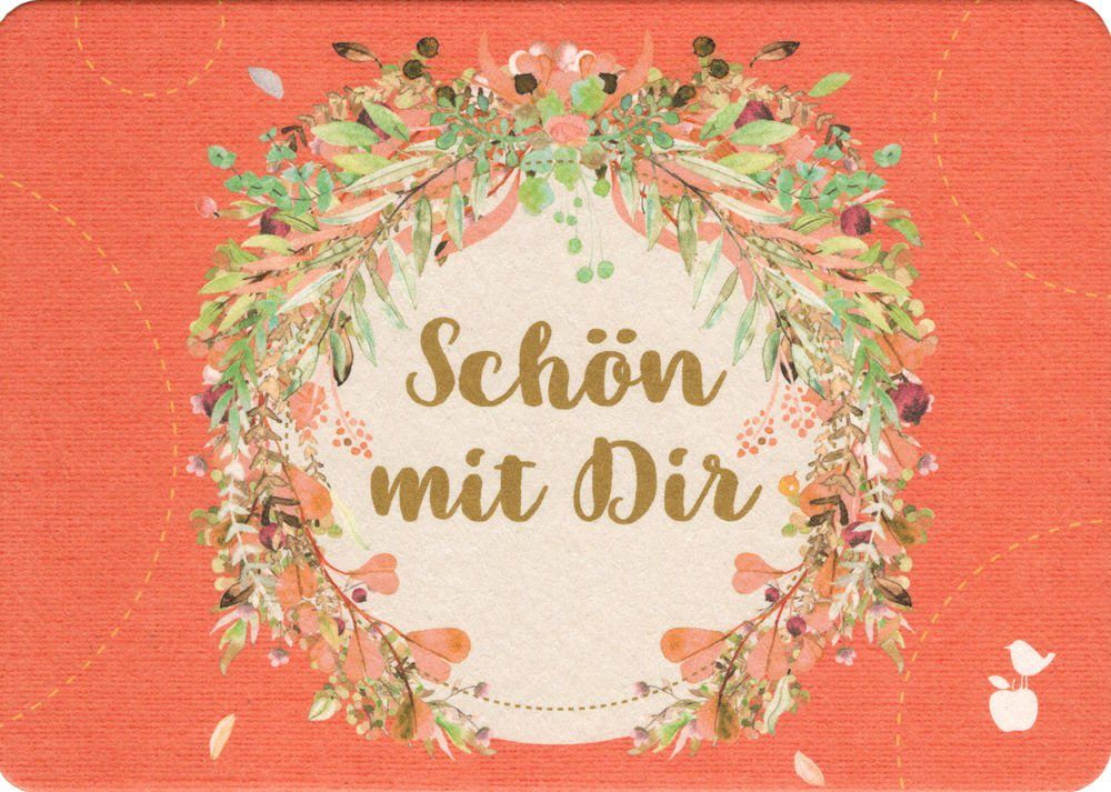 Postkarte mit "Schön Dir"
