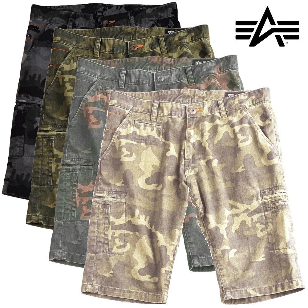 Alpha Industries Cargoshorts Alpha Industries camouflage Deck Shorts