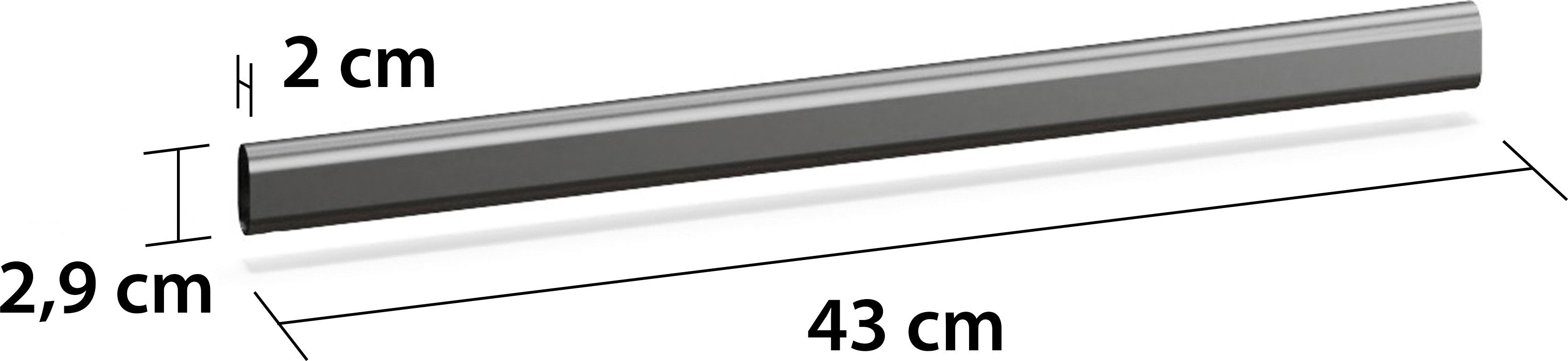 rauch Kleiderstange Zubehör für Rauch-Schränke, Breite 43 cm, für Rauch-Schränke mit Element-Breite 45 cm – Bild 5 von 5
