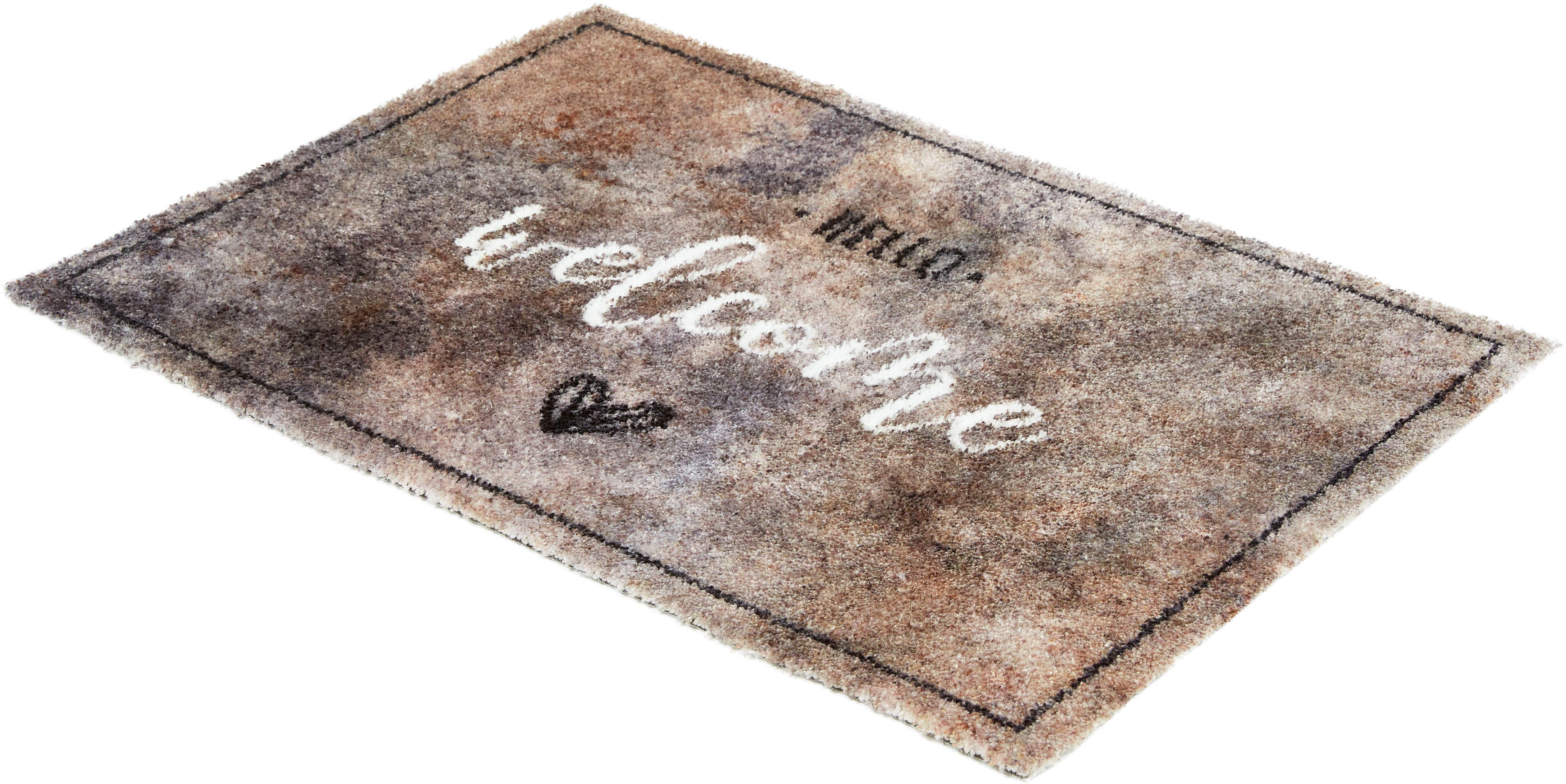 ASTRA Fußmatte Pure&Soft 016, rechteckig, Höhe: 7 mm, Sauberlaufmatte, weiche Oberfläche, waschbar, rutschfest