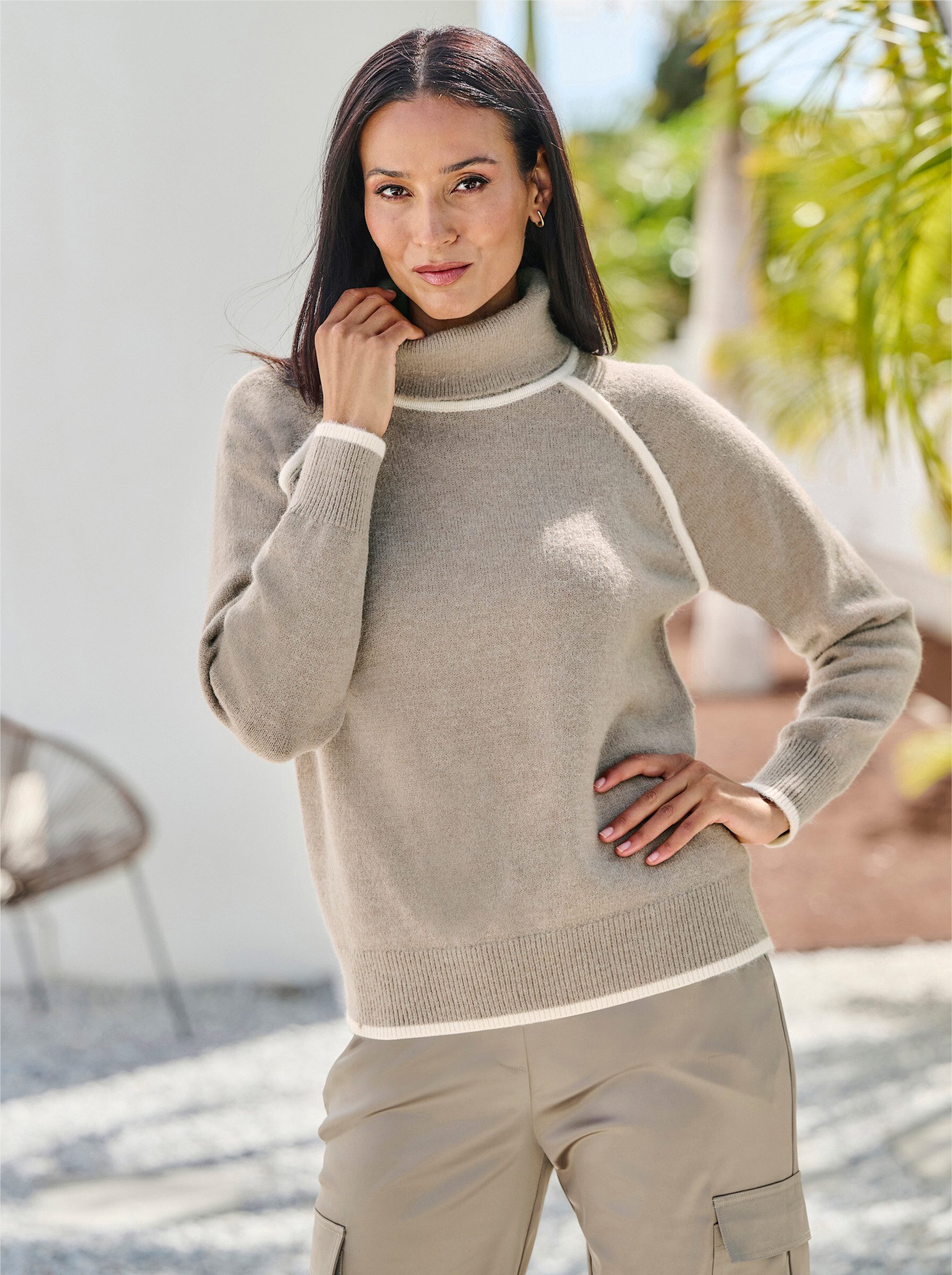 heine Strickpullover Pullover Langarm Feinstrick