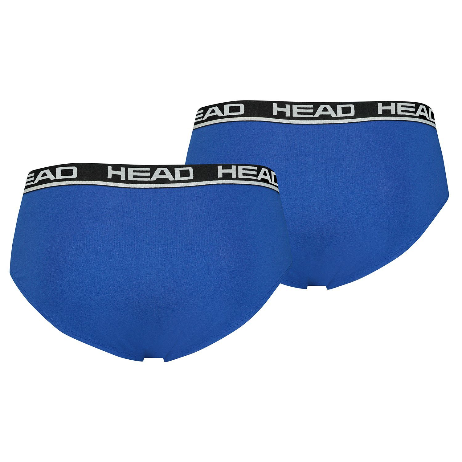 2P Head 001 / (2-St) - Brief Boxershorts Blue Black Boxer
