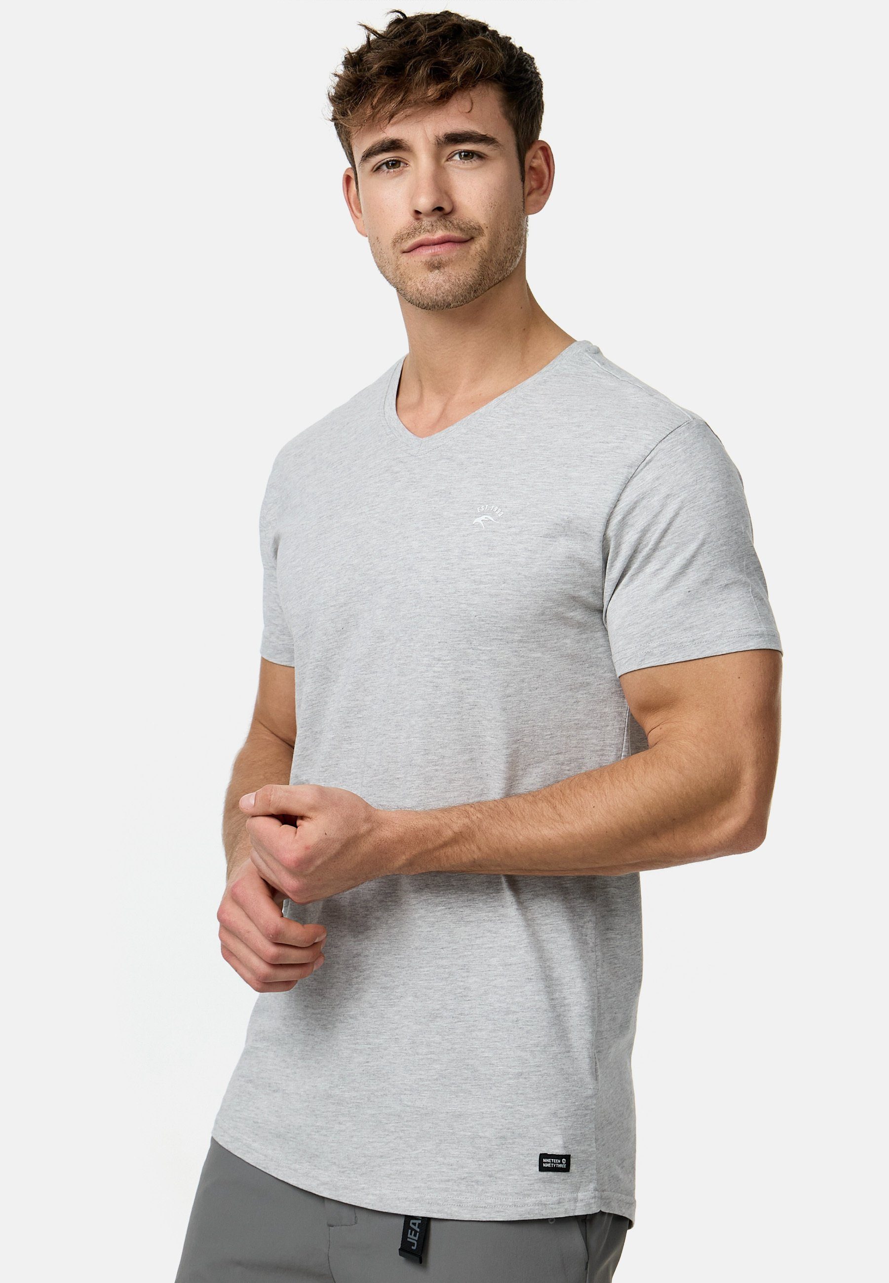 Indicode T-Shirt Herren INClever Shirt Tee Herrenshirt