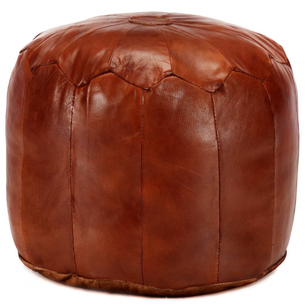 vidaXL Polsterhocker Pouf Hellbraun 40 x günstig online kaufen