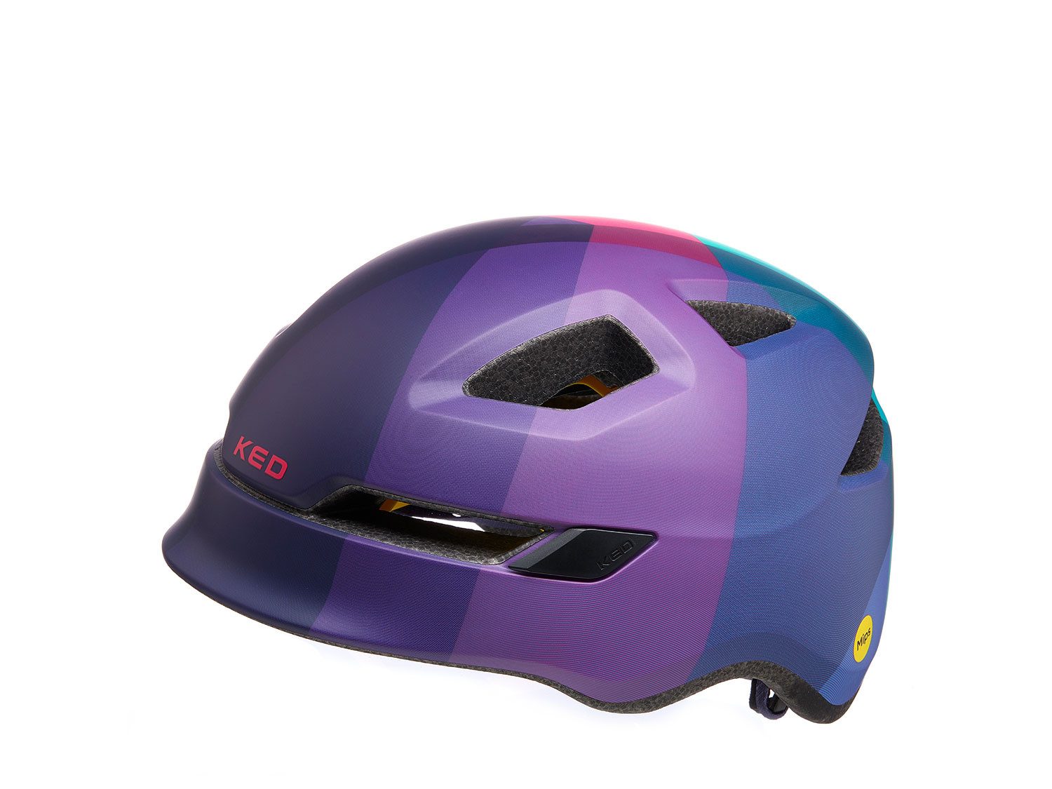 KED Kinderhelm Pop, lilac green 48-52 cm