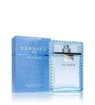 Versace Duft-Set Eau de Parfüm Versace Dylan Blue Man Eros Miniaturen Pour Homme Herren, 1-tlg., Eros Flame Eau de Parfum, Man Eau Fraîche, Versace Eros