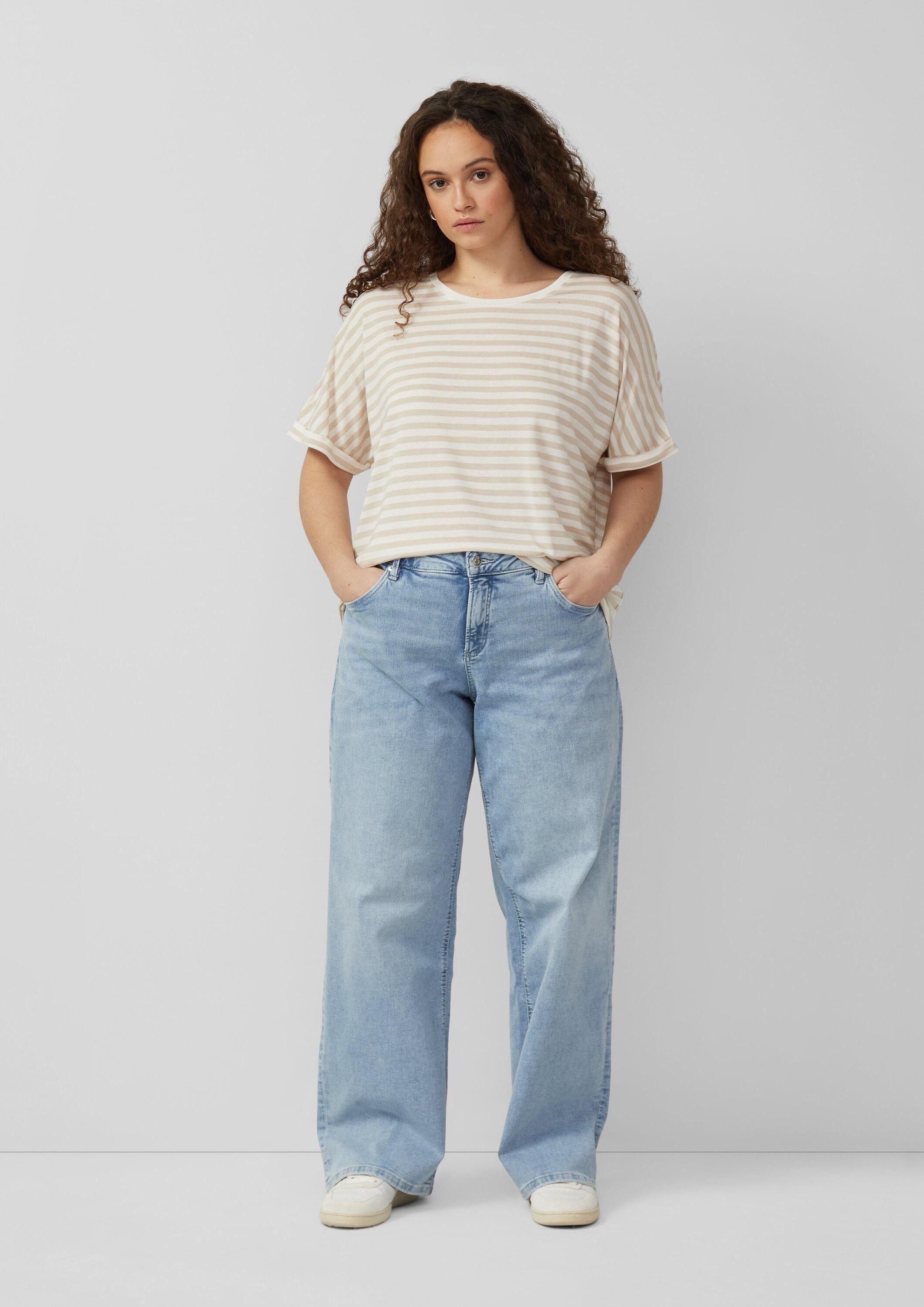 QS Weite Jeans Jeans-Hose Jeans / Slim Fit / Mid Rise / Wide Leg günstig online kaufen