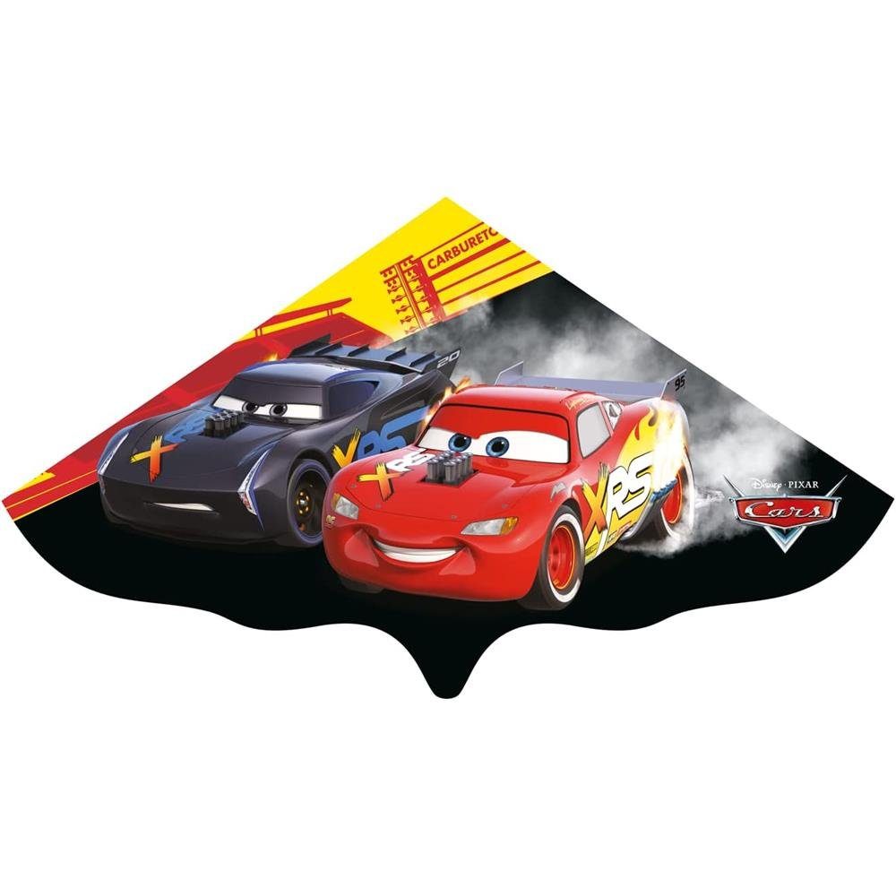 Paul Günther Flug-Drache Drachen Disney Cars Lightning McQueen, 115 x 63 cm Einleinerdrachen