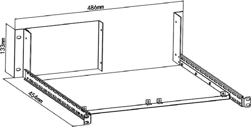 Rigol Тестер напряжения Rigol RM-1-DP800 RM-1-DP800 Einbau-Kit Option für 19 Zoll Rack Einbau, (RM-1-DP800)
