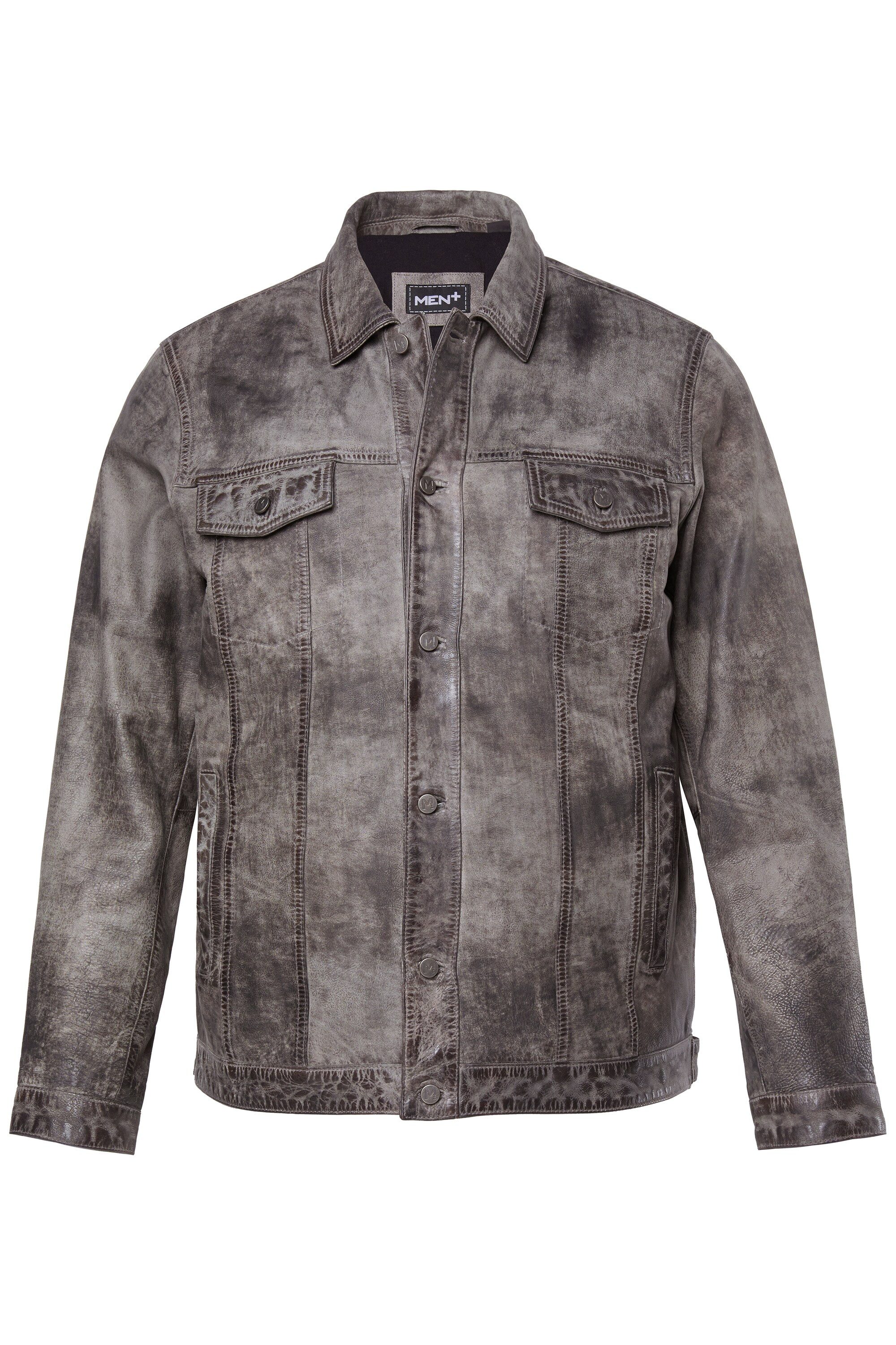 Men Plus Lederjacke Men+ Lederjacke Leder bestes Rindsleder bis 7 XL günstig online kaufen