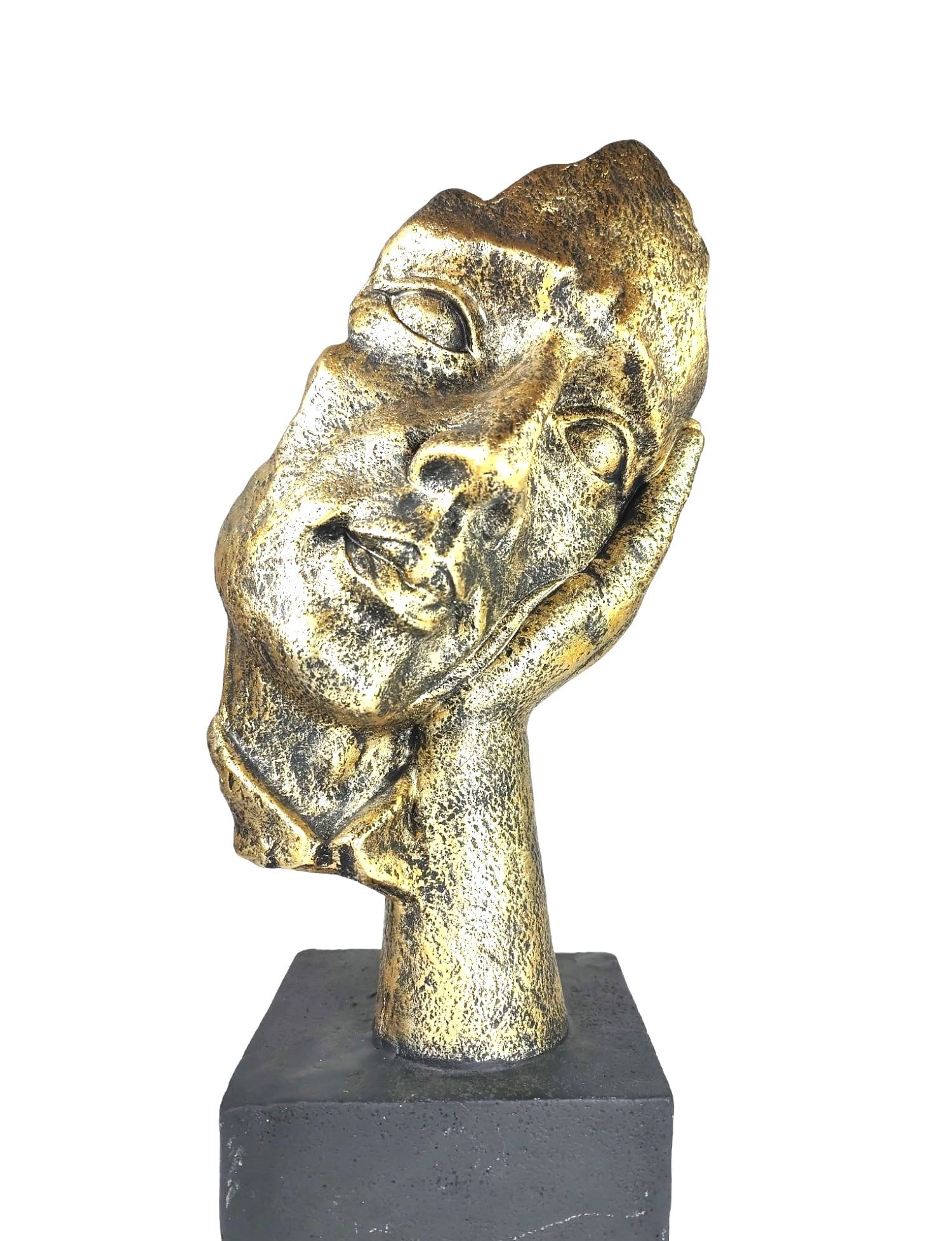 GlasArt handmade Skulptur Deko Gesicht Büste günstig online kaufen