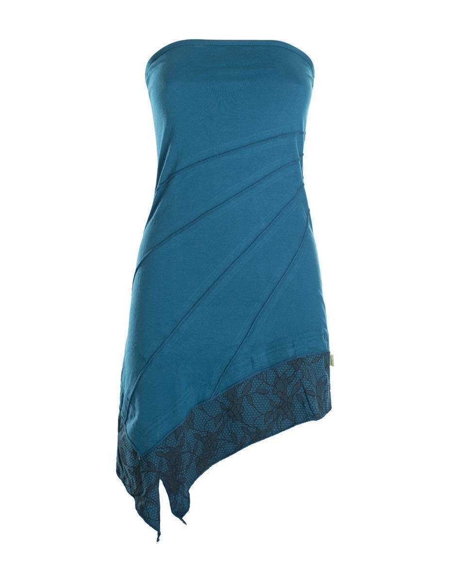Sommerkleid Mini Bandeau Kleid Sommerkleid Patchworkkleid