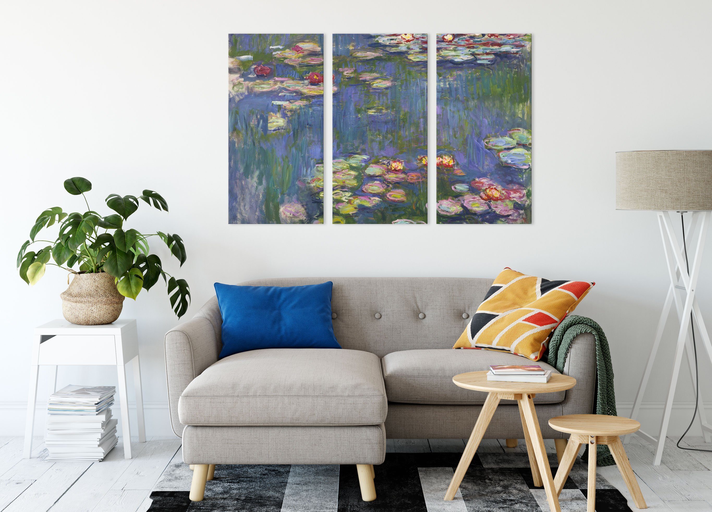 Pixxprint Leinwandbild Claude Monet - Seerosen  V, Claude Monet - Seerosen  günstig online kaufen