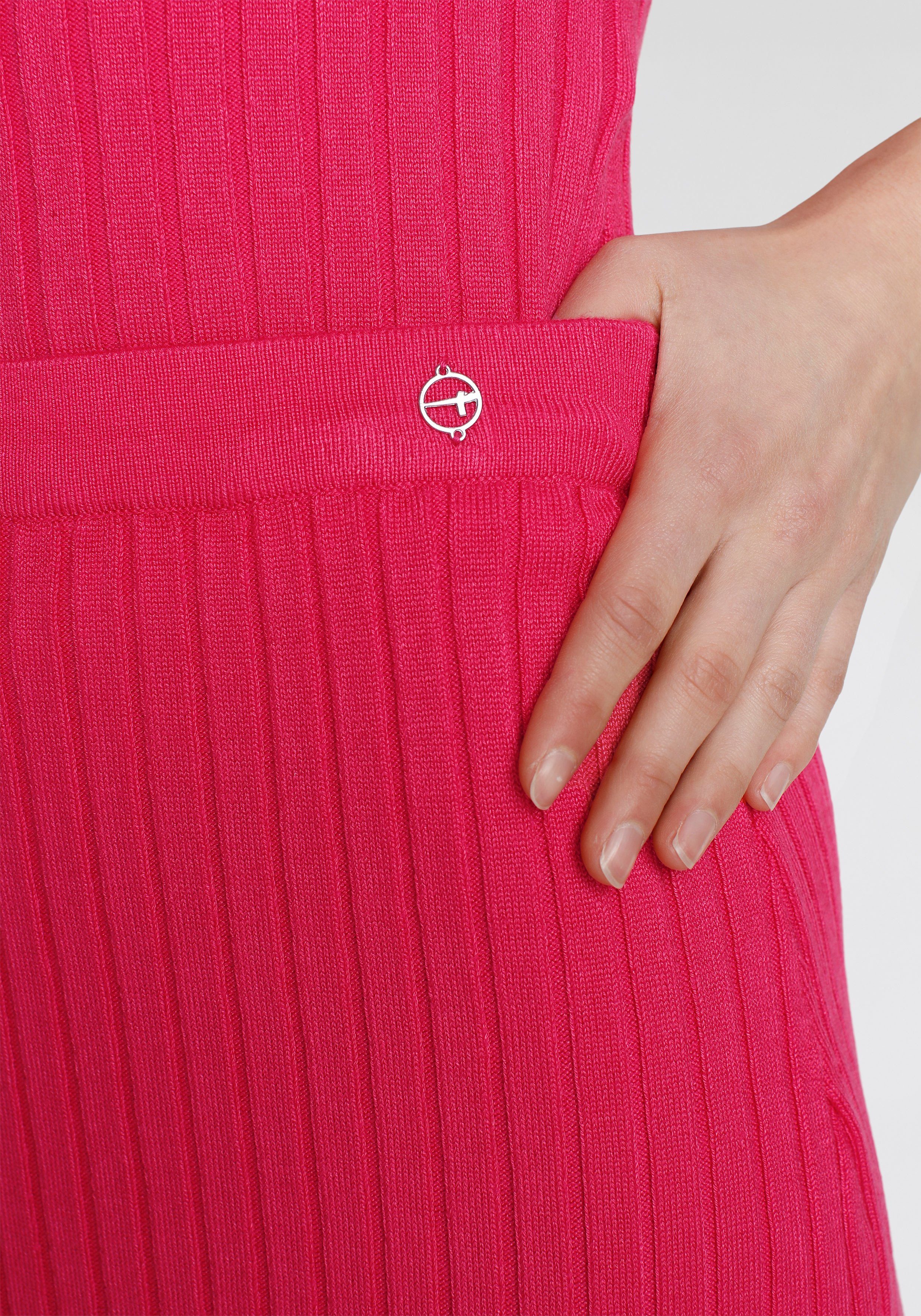 Tamaris Midirock mit pink Seitenschlitz