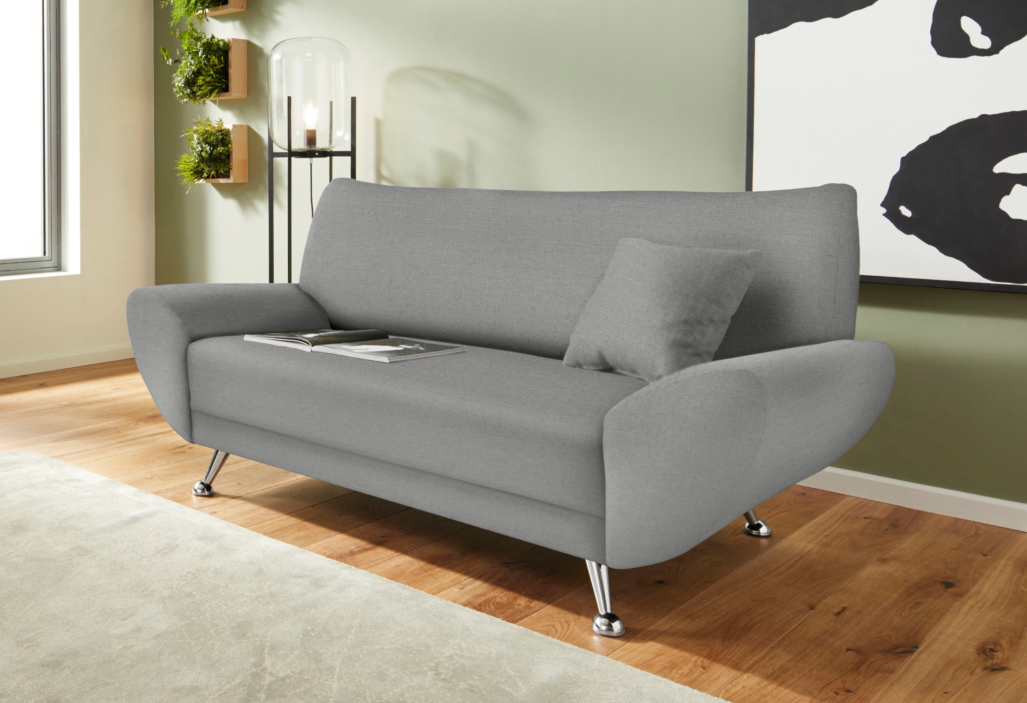 INOSIGN 2-Sitzer "Saltare, elegant und komfortabel, toller Designfuß" günstig online kaufen