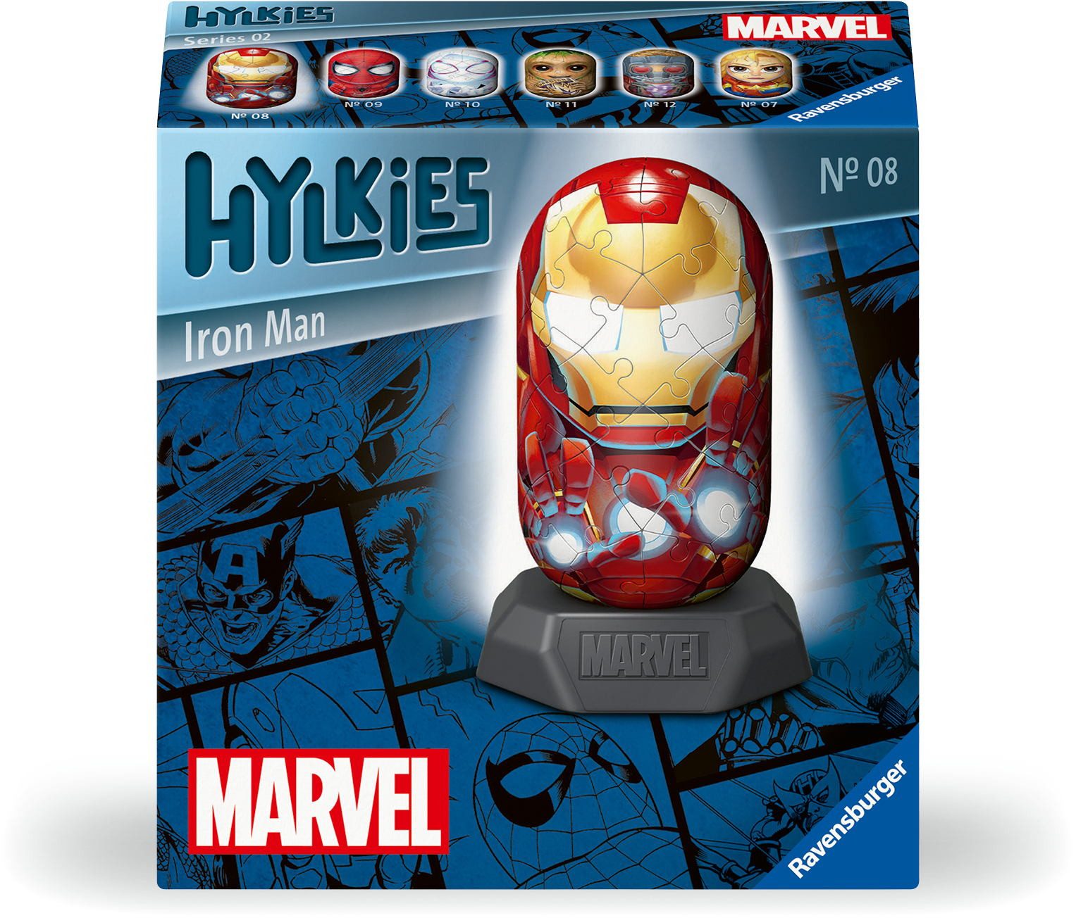 Ravensburger Puzzle 54 Teile 3D Puzzle Marvel Iron Man 12001157, Puzzleteile