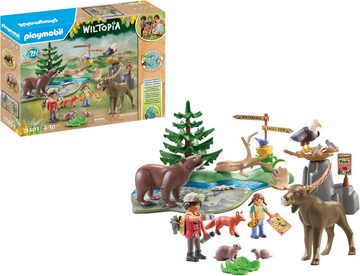 Playmobil® Konstruktions-Spielset Wiltopia - Abstecher zu den Tieren Nordamerika (71403), Wiltopia, (54 St), teilweise aus recyceltem Material