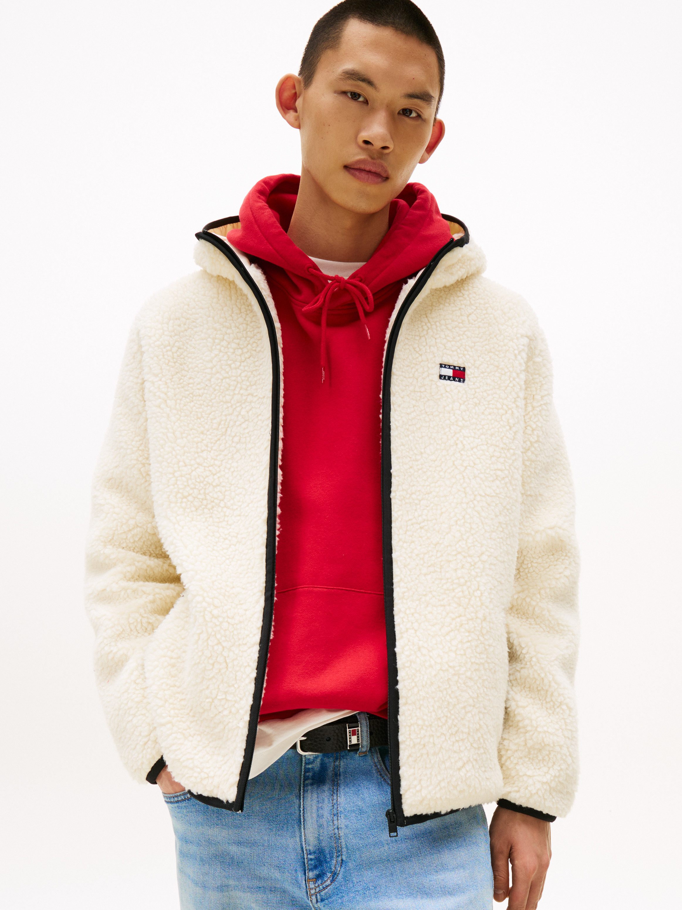 Tommy Jeans Plüschjacke TJM REG BADGE günstig online kaufen