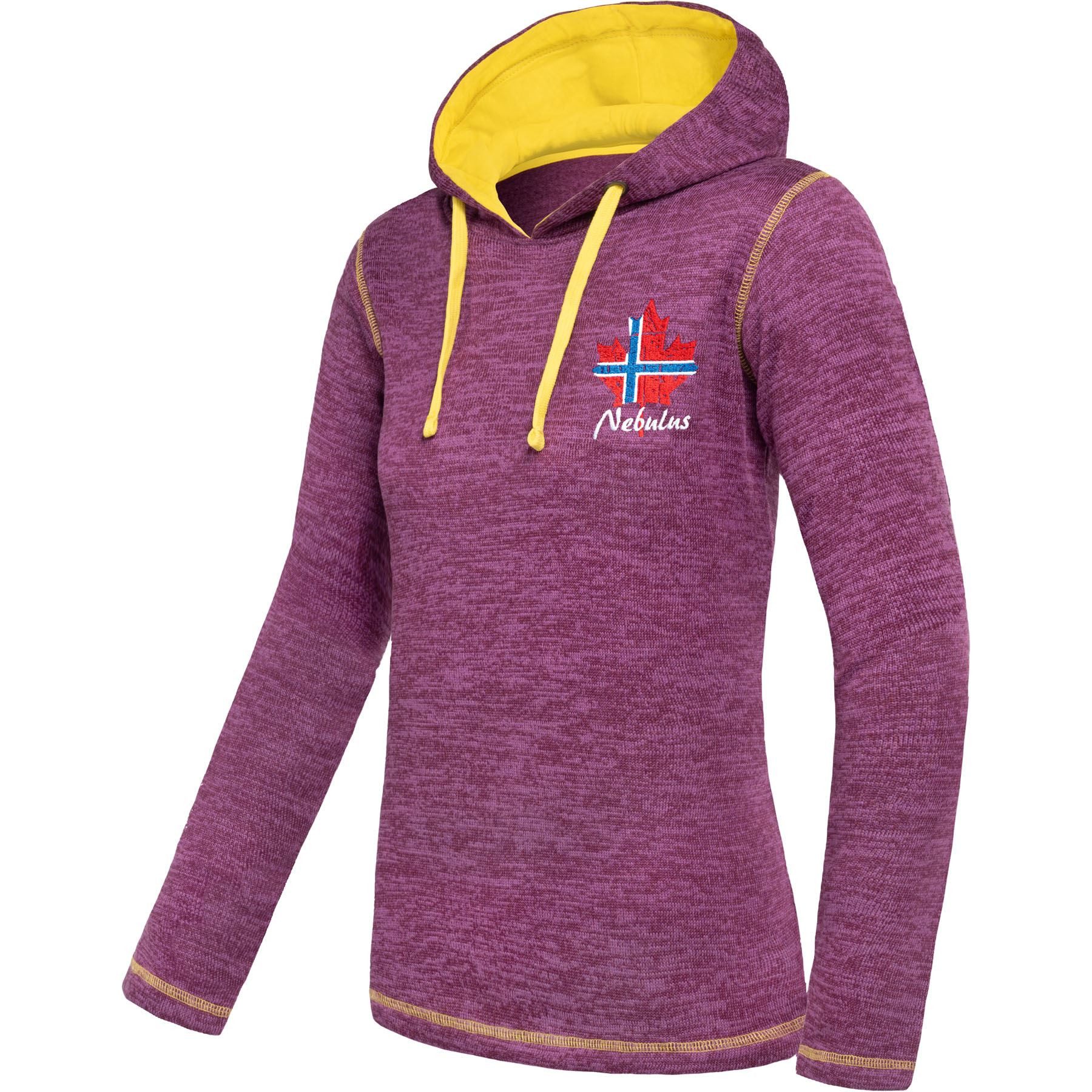 Nebulus Hoodie JAKE, P5242 - Damen, lila-gelb, XXL/44