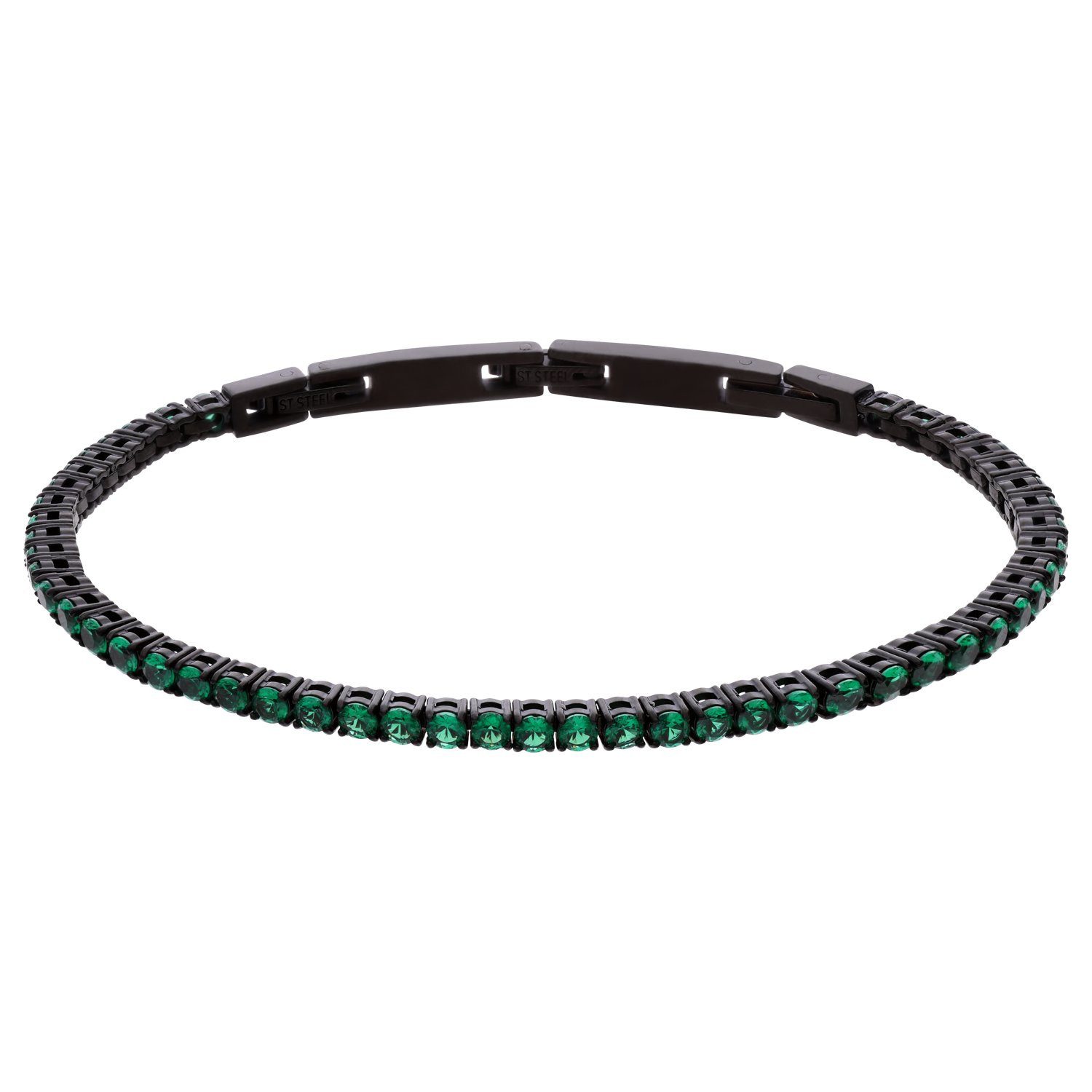 Guess Armband Armband - Stahl - Schwarz - Zirkonia - Herren